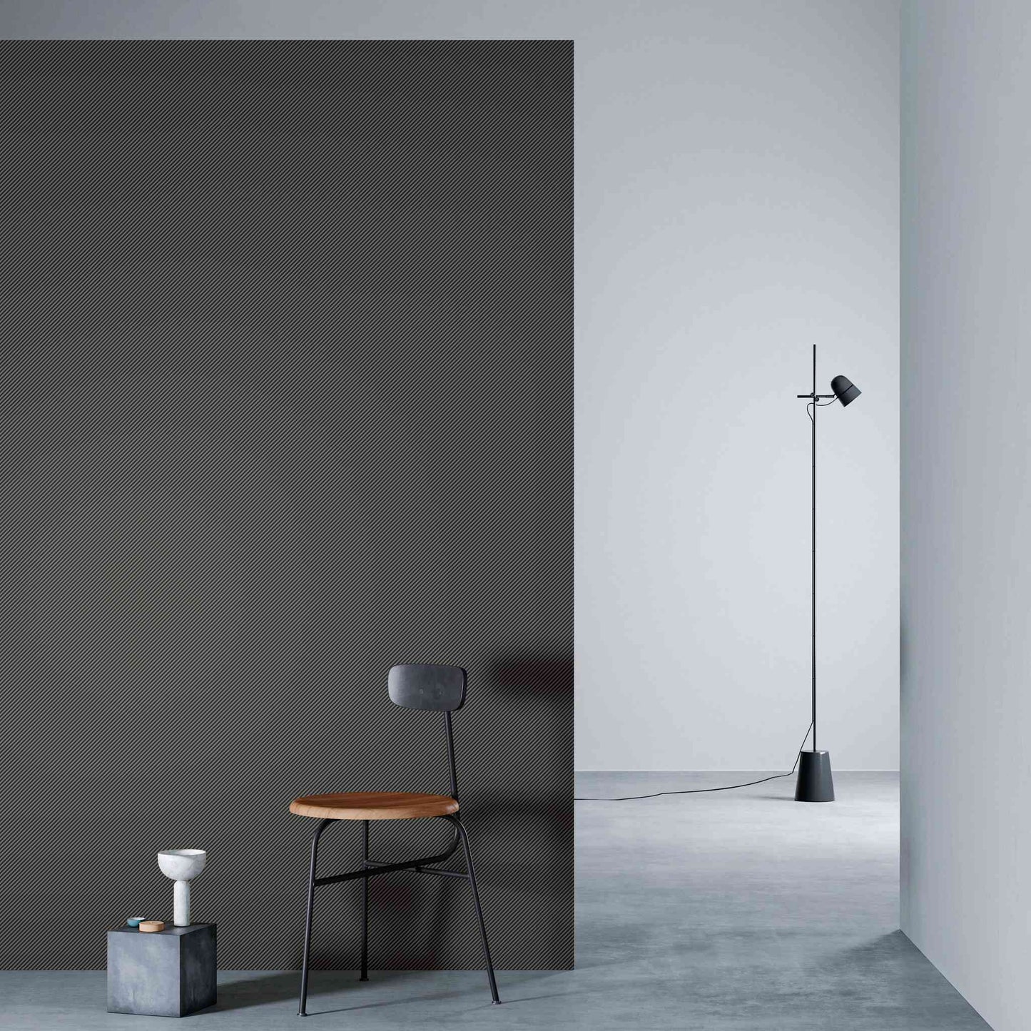 3M DI-NOC Carbon CA-420 architectural film installed in room scene