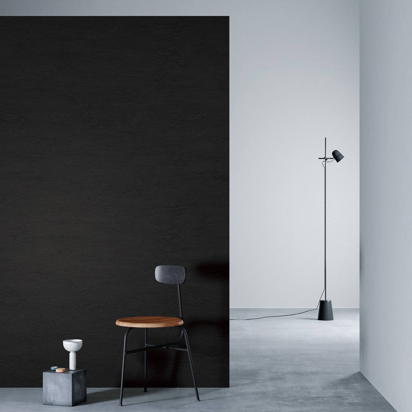 3M DI-NOC Earth/Stone AE-1633 architectural film installed in room scene