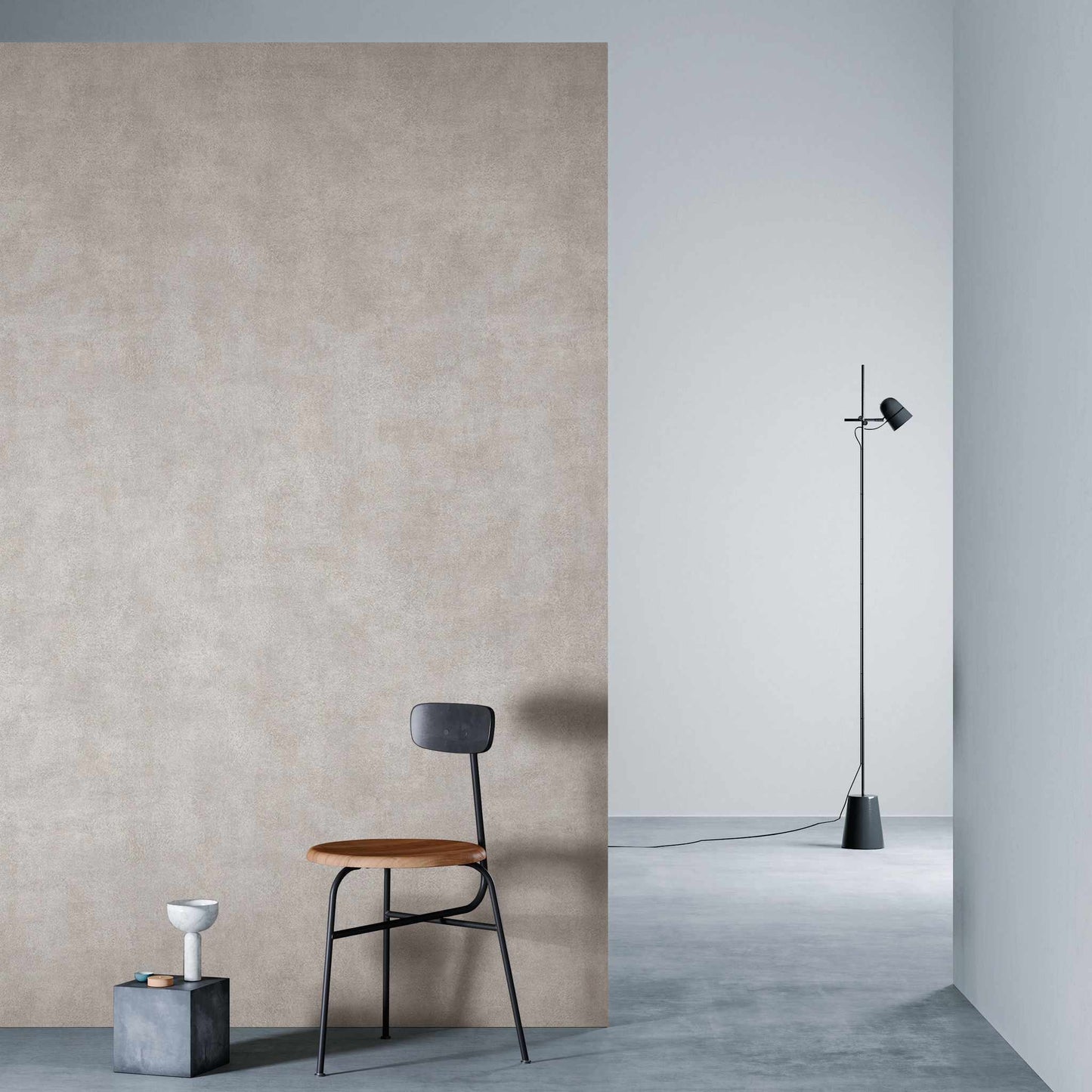 3M DI-NOC Earth/Stone Matte AE-1959MT architectural film installed in room scene