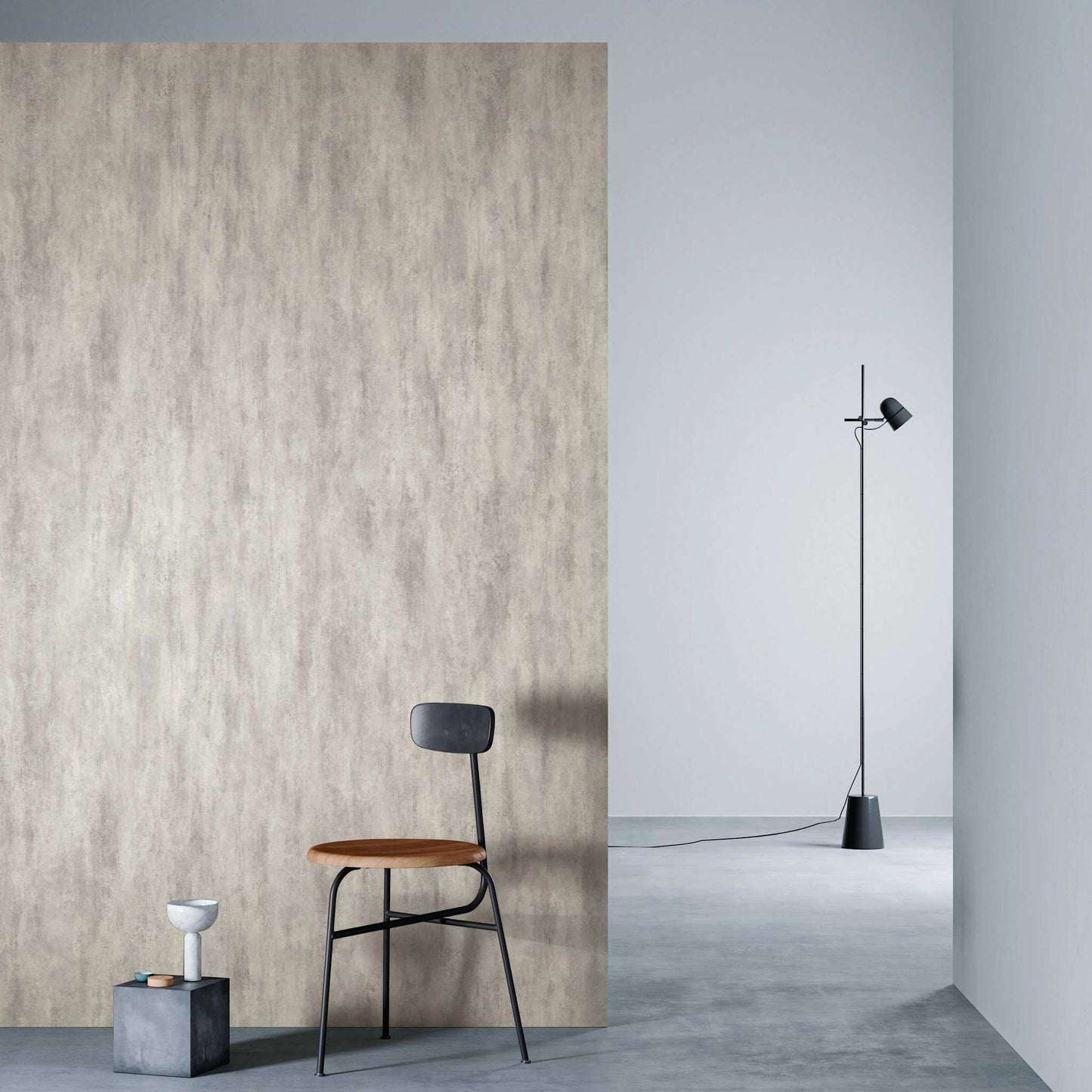 3M DI-NOC Earth/Stone AE-2154 architectural film installed in room scene