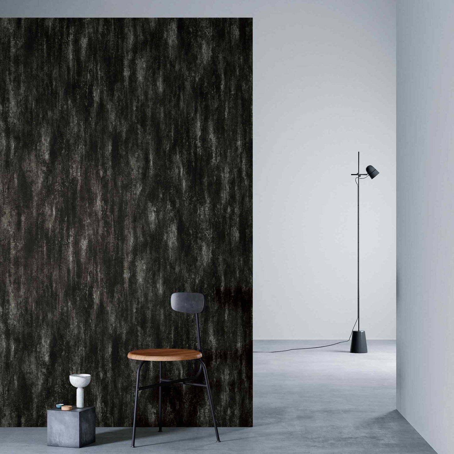 3M DI-NOC Earth/Stone AE-2155 architectural film installed in room scene
