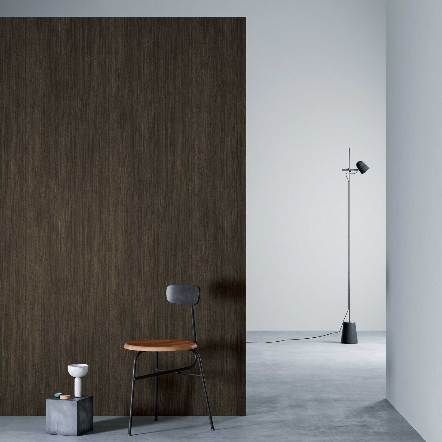 3M DI-NOC Dry Wood Matte DW-1871MT architectural film installed in room scene