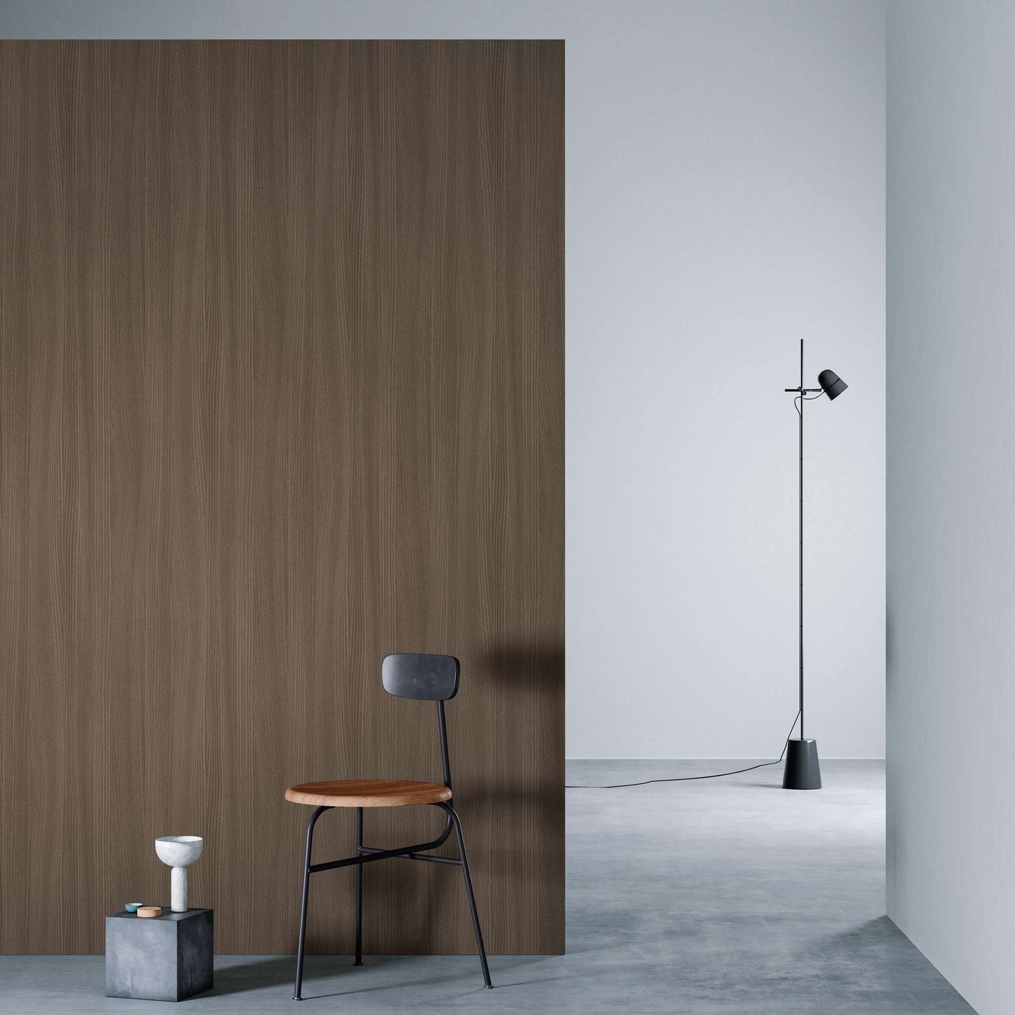 3M DI-NOC Fine Wood FW-1215 architectural film installed in room scene