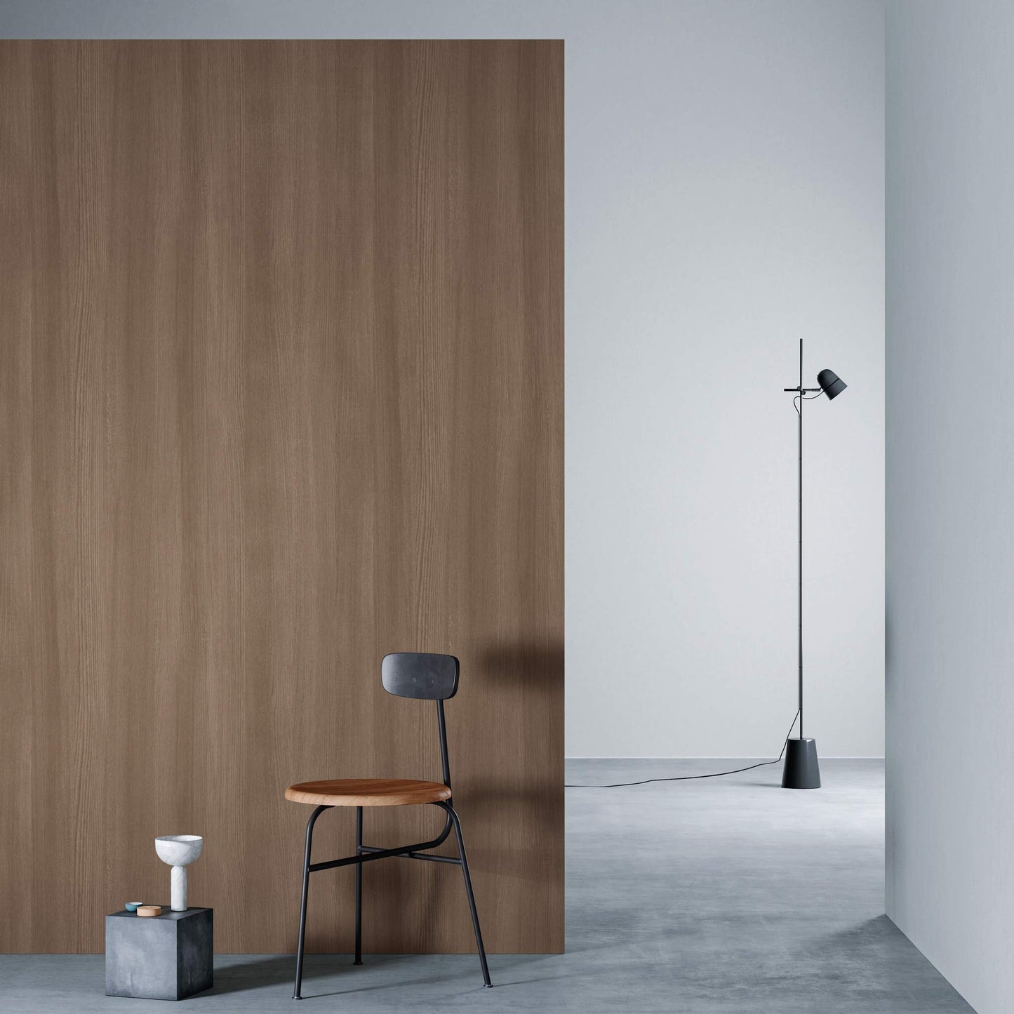 3M DI-NOC Fine Wood FW-1266 architectural film installed in room scene