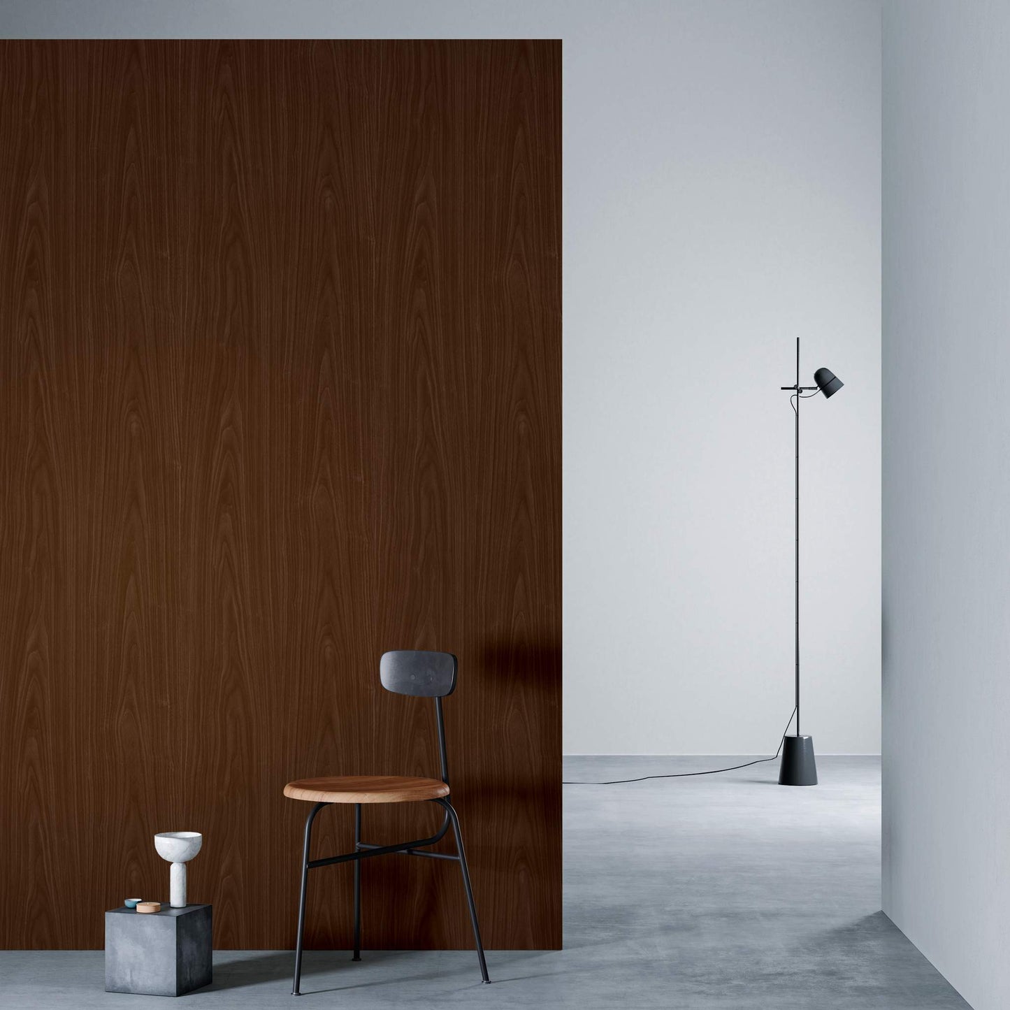 3M DI-NOC Fine Wood FW-1744 architectural film installed in room scene