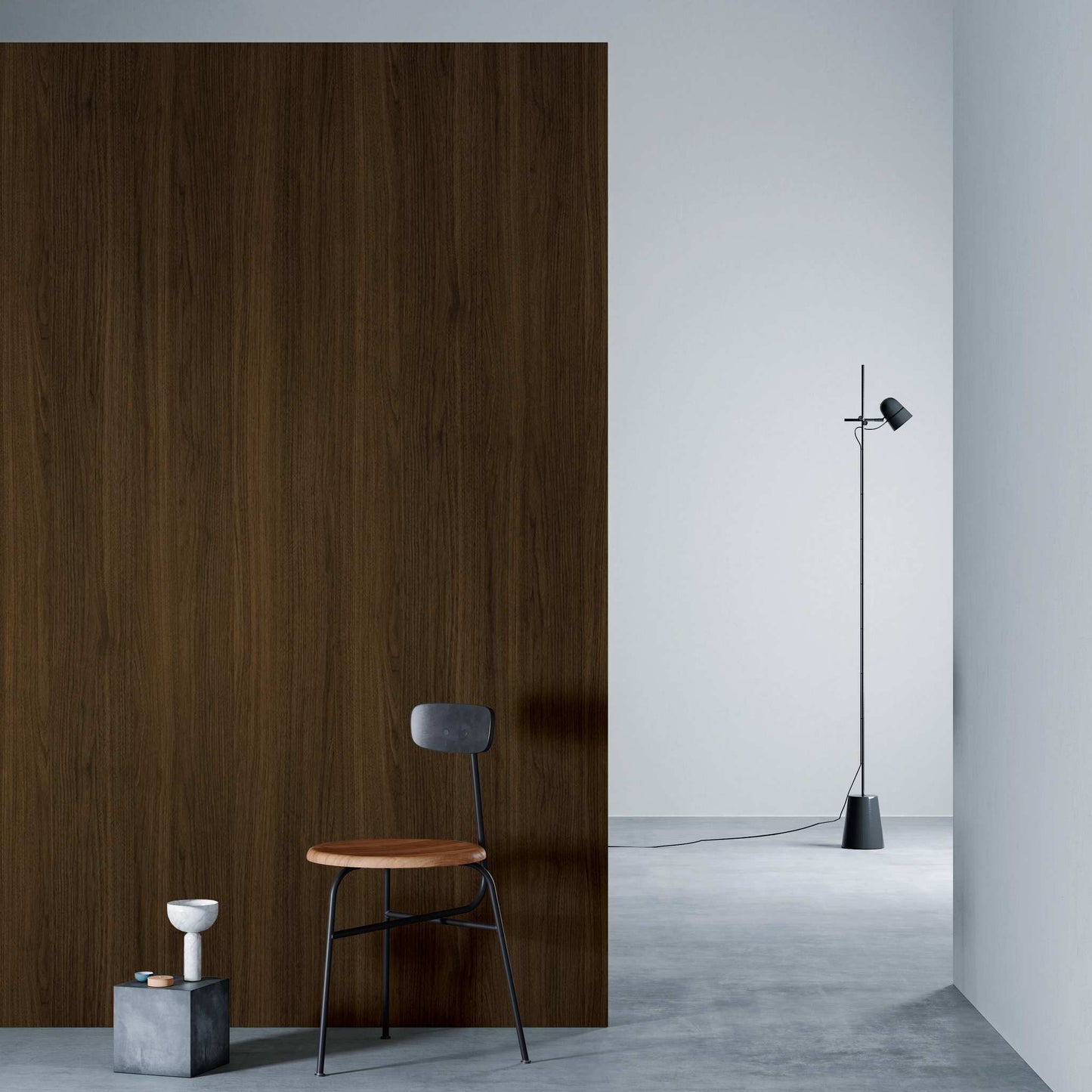 3M DI-NOC Fine Wood FW-1801 architectural film installed in room scene