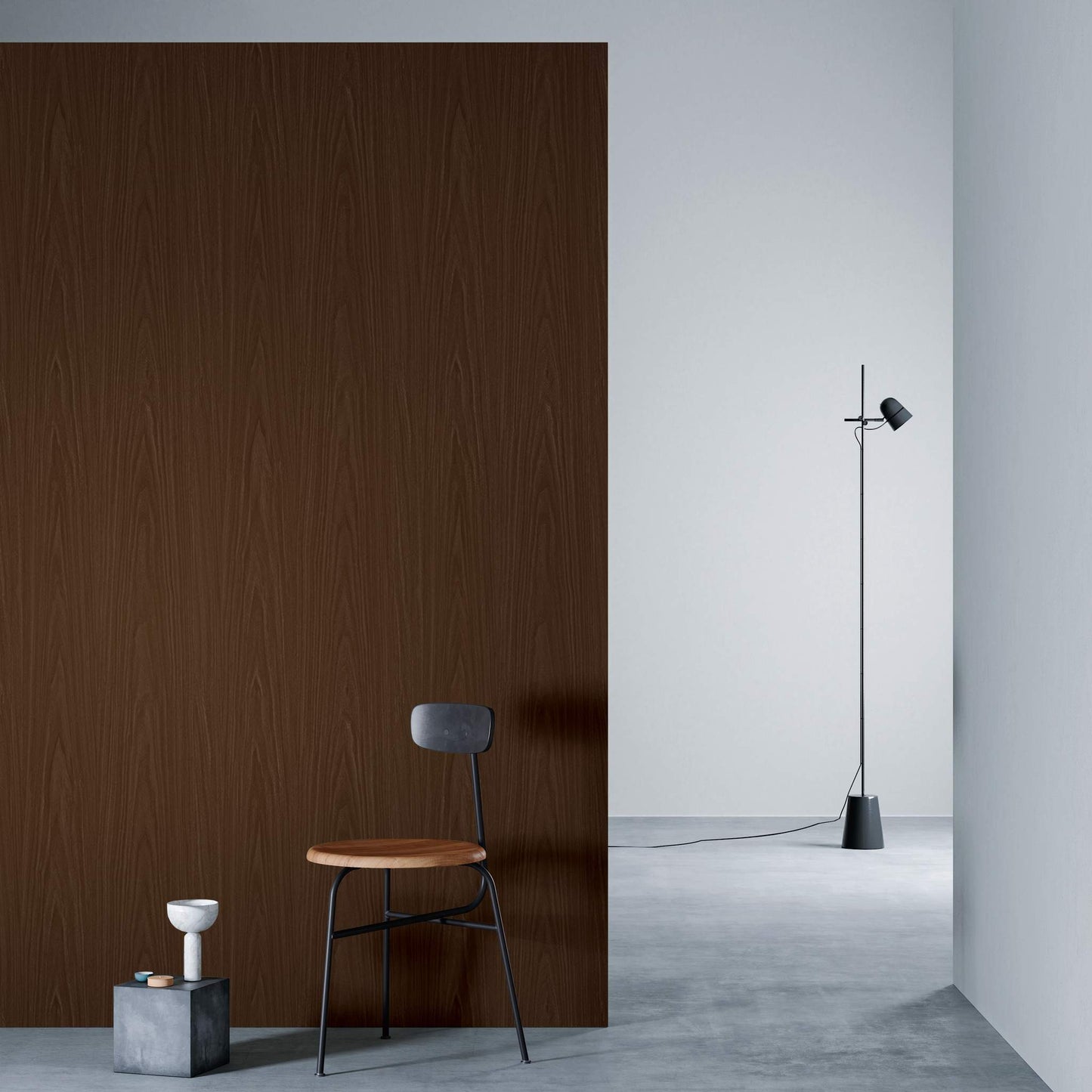 3M DI-NOC Fine Wood FW-332 architectural film installed in room scene