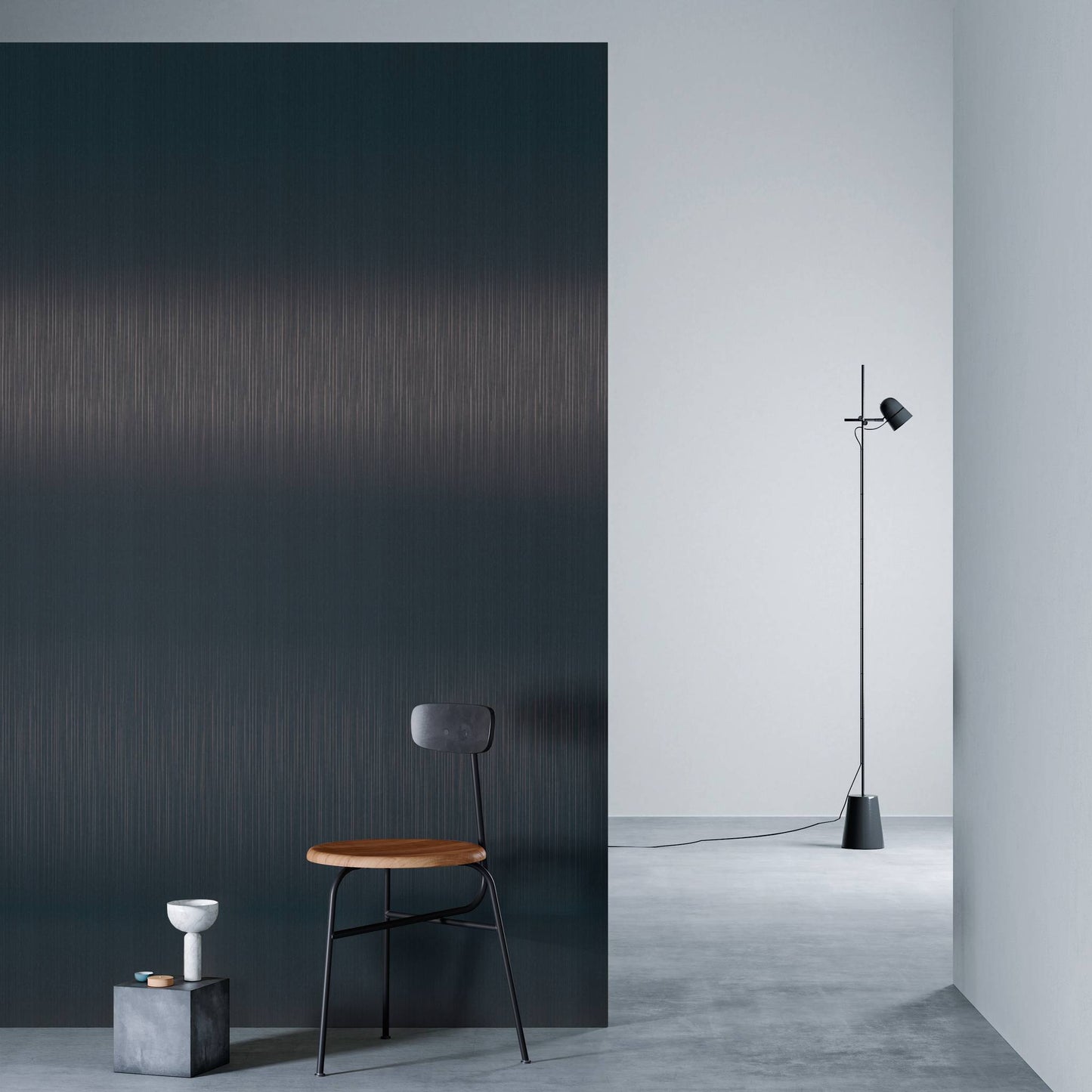 3M DI-NOC Metallic ME-1175 architectural film installed in room scene