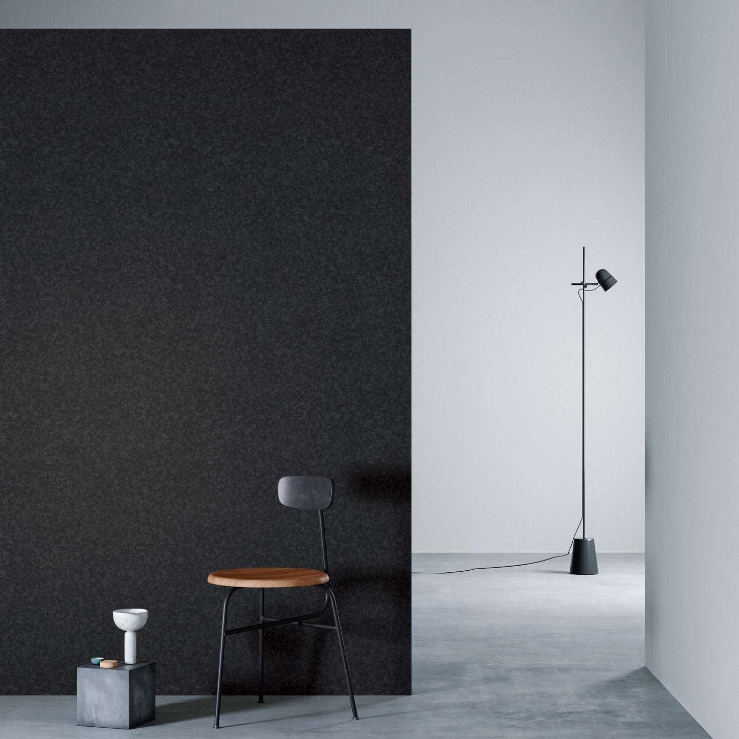3M DI-NOC Metallic ME-1469 architectural film installed in room scene