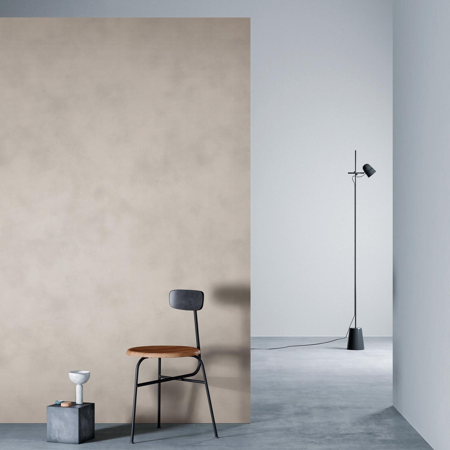 3M DI-NOC Metallic ME-2026 architectural film installed in room scene