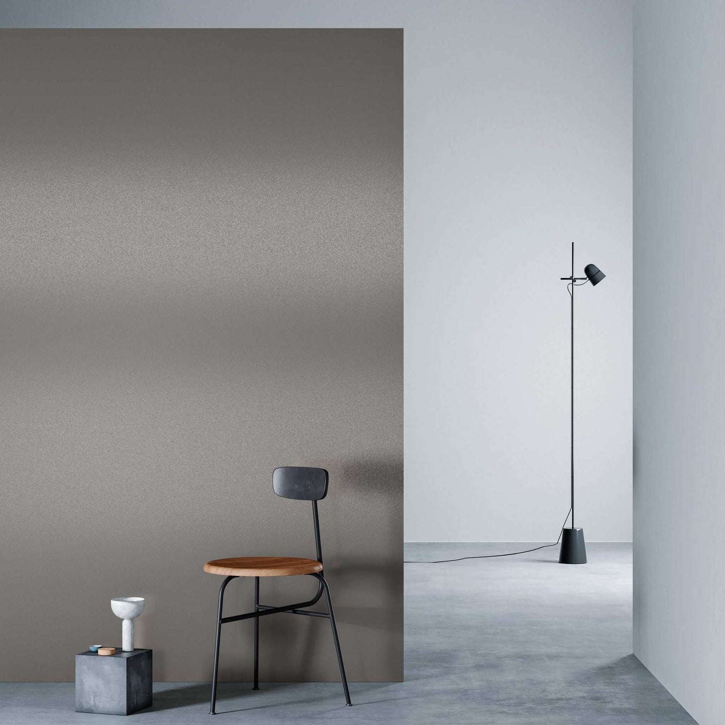 3M DI-NOC Metallic ME-2262 architectural film installed in room scene