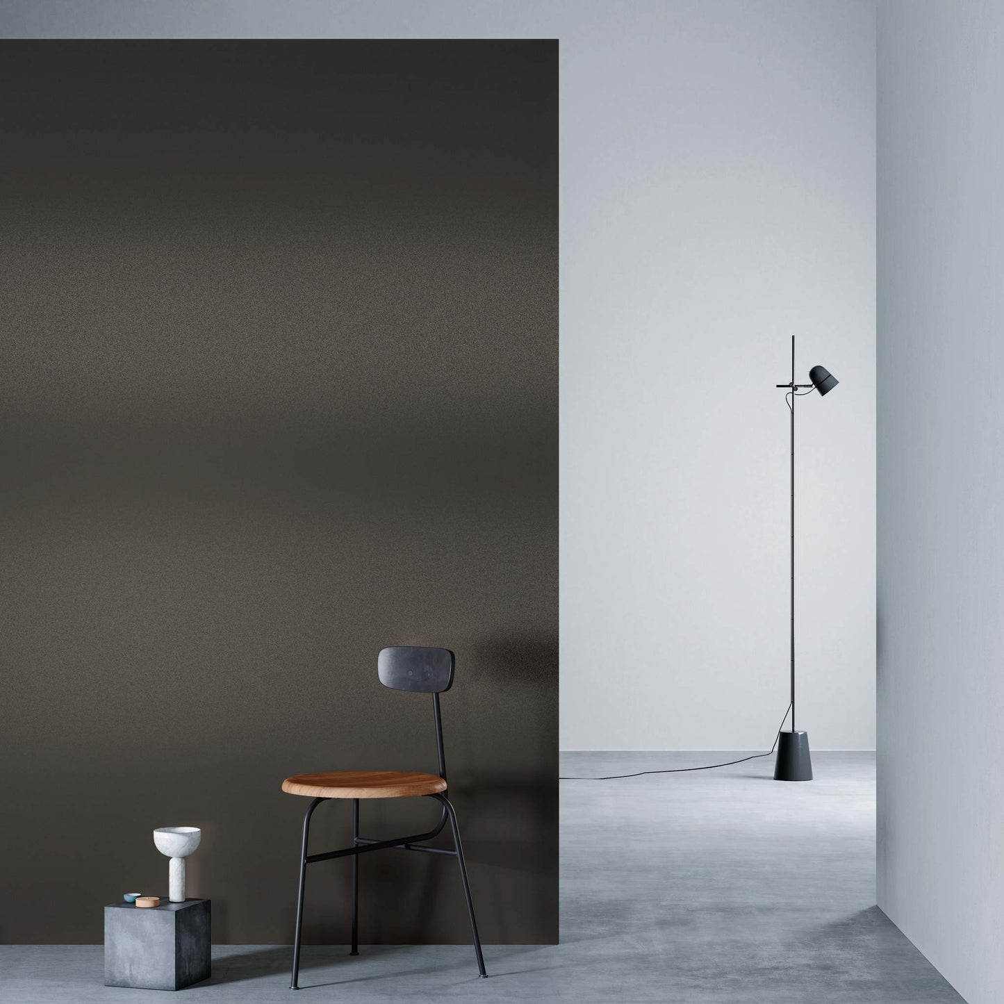 3M DI-NOC Metallic ME-2264 architectural film installed in room scene