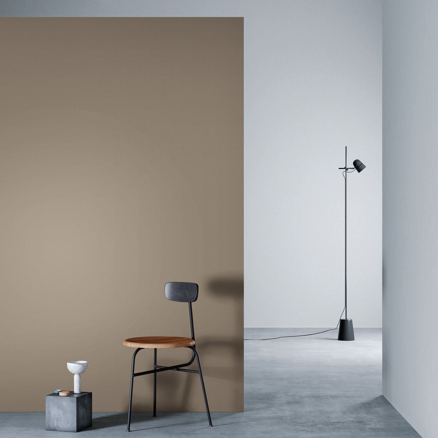 3M DI-NOC Single Color PS-034 architectural film installed in room scene
