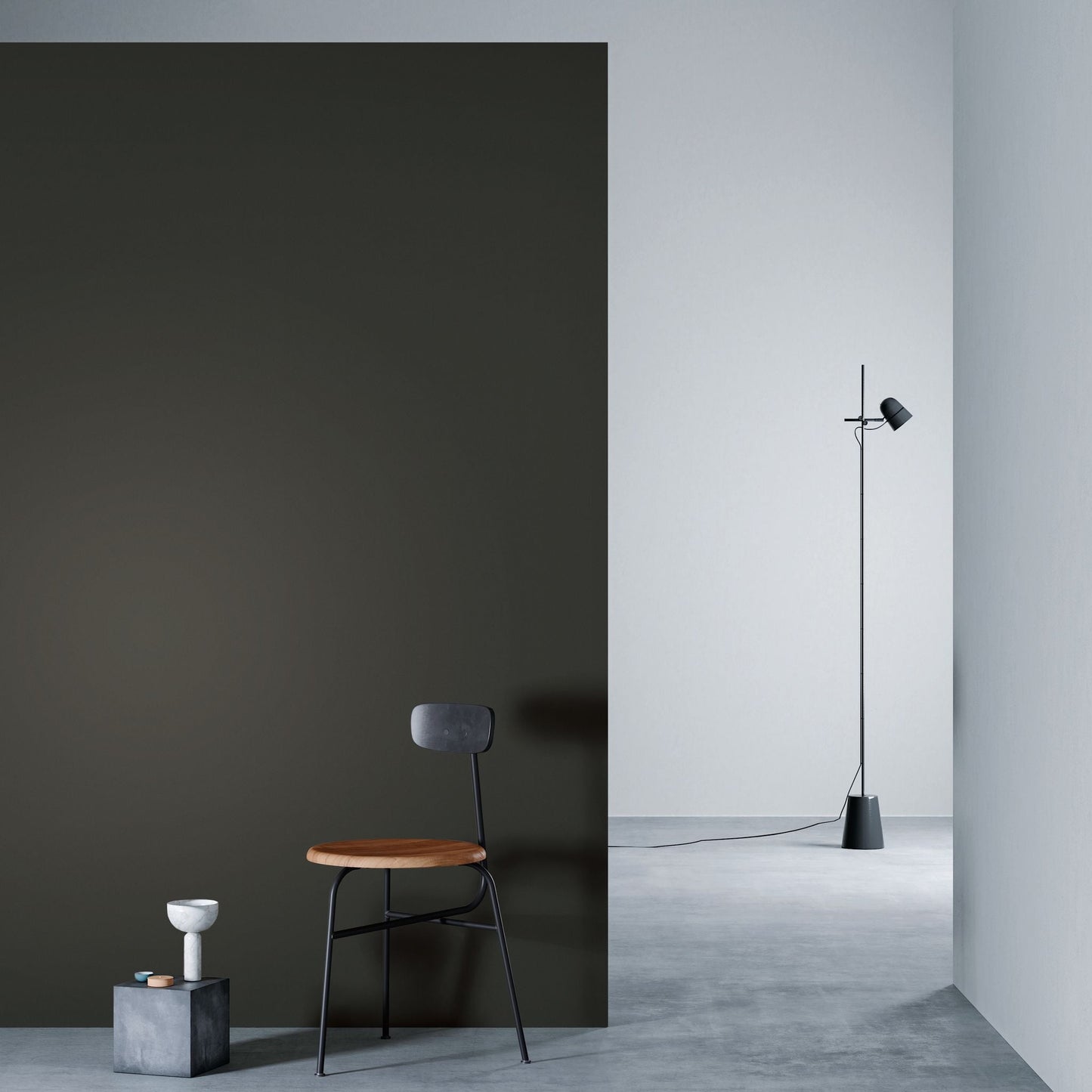 3M DI-NOC Single Color Matte PS-3101MT architectural film installed in room scene