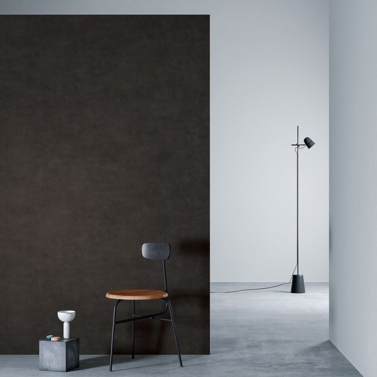 3M DI-NOC Suede Matte SU-2234MT architectural film installed in room scene