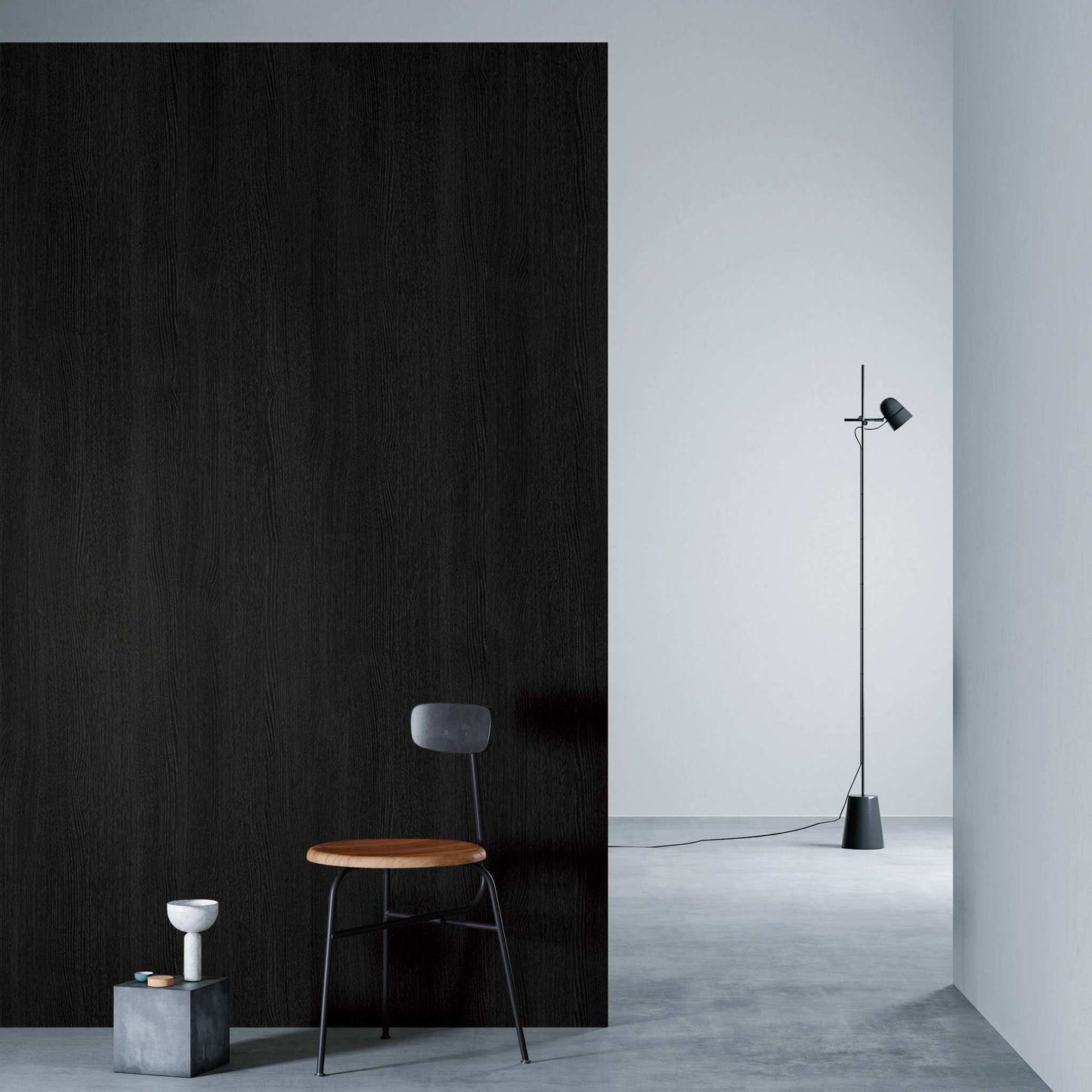 3M DI-NOC Wood Grain WG-1050 architectural film installed in room scene