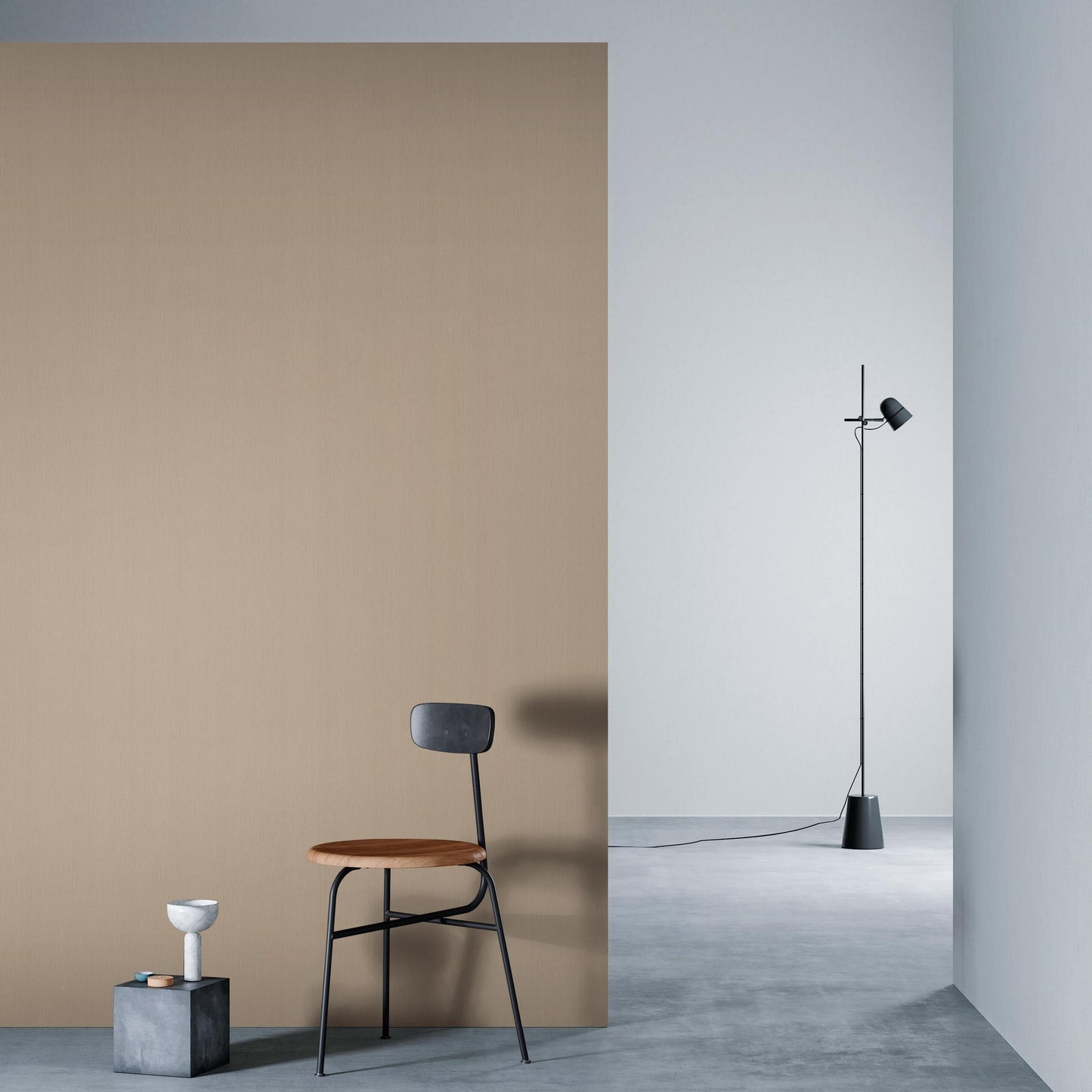 3M DI-NOC Wood Grain WG-1340 architectural film installed in room scene