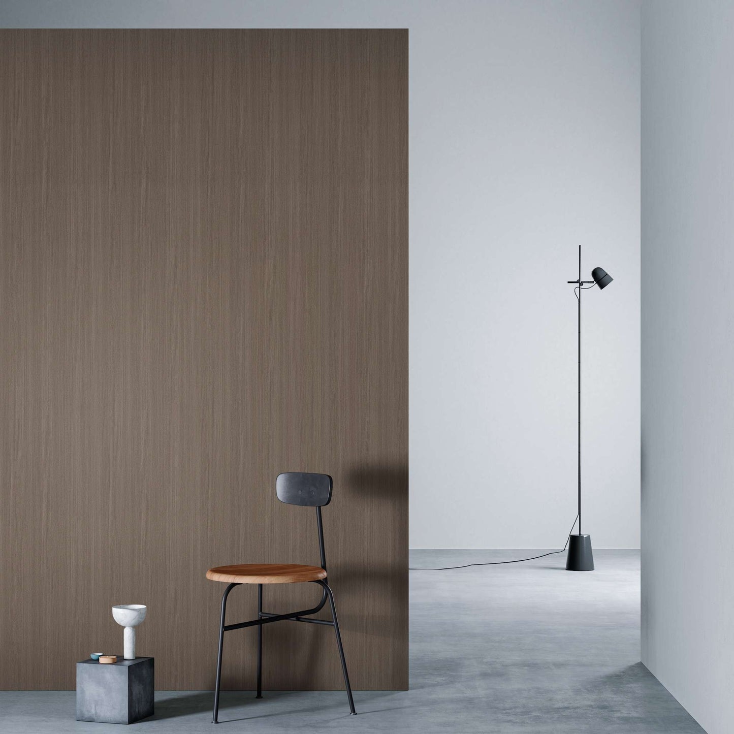 3M DI-NOC Wood Grain WG-1353 architectural film installed in room scene