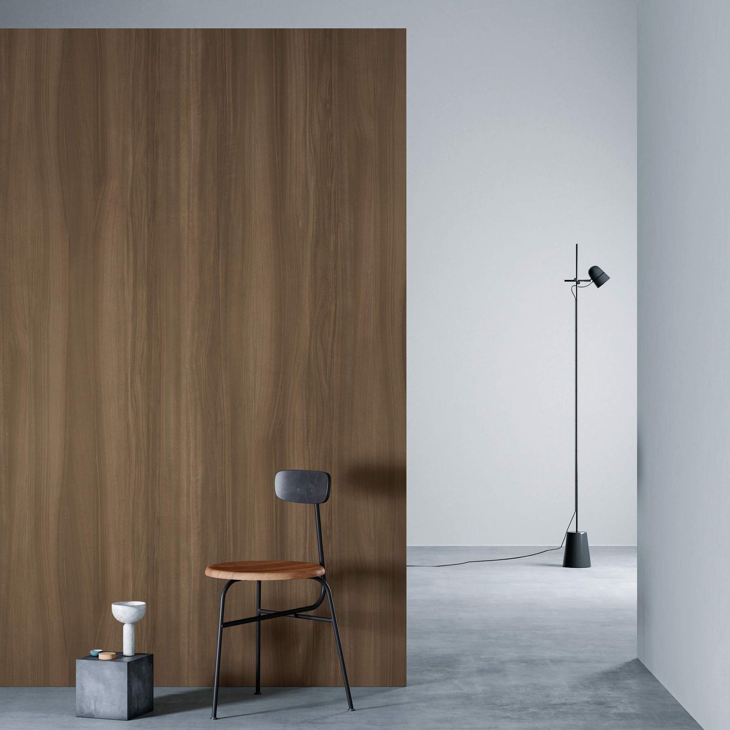 3M DI-NOC Wood Grain WG-1708 architectural film installed in room scene