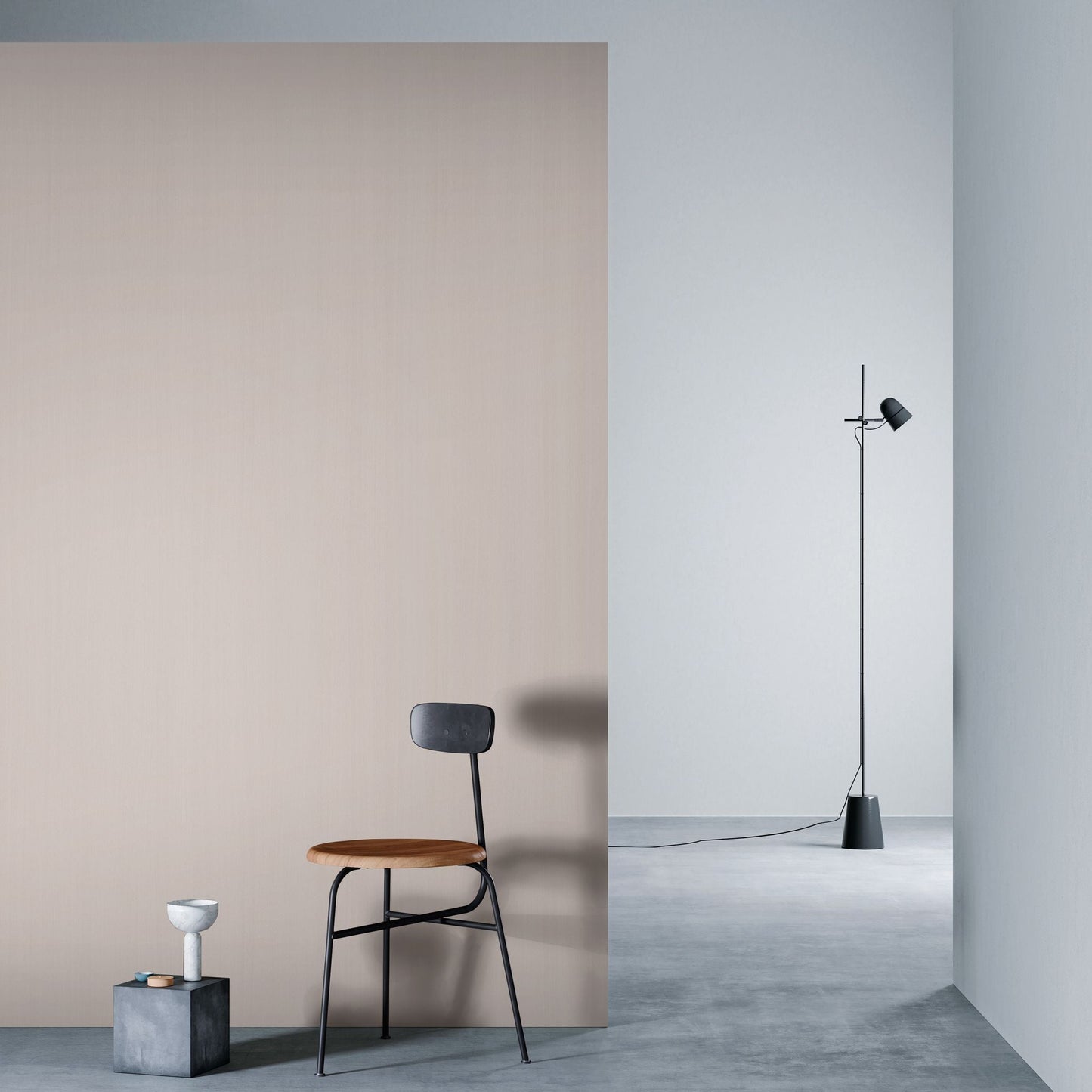3M DI-NOC Wood Grain WG-1846 architectural film installed in room scene