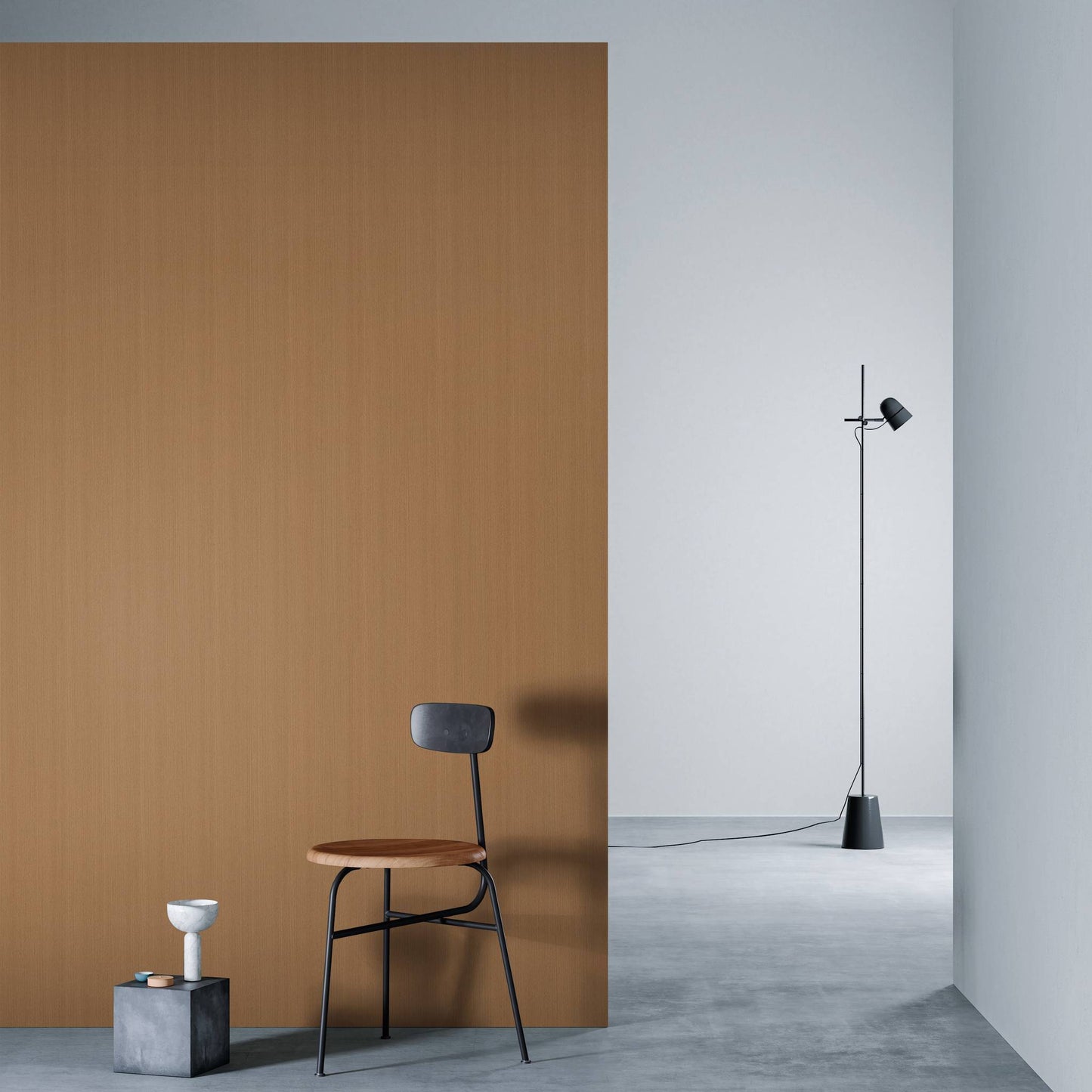 3M DI-NOC Wood Grain WG-2839 architectural film installed in room scene