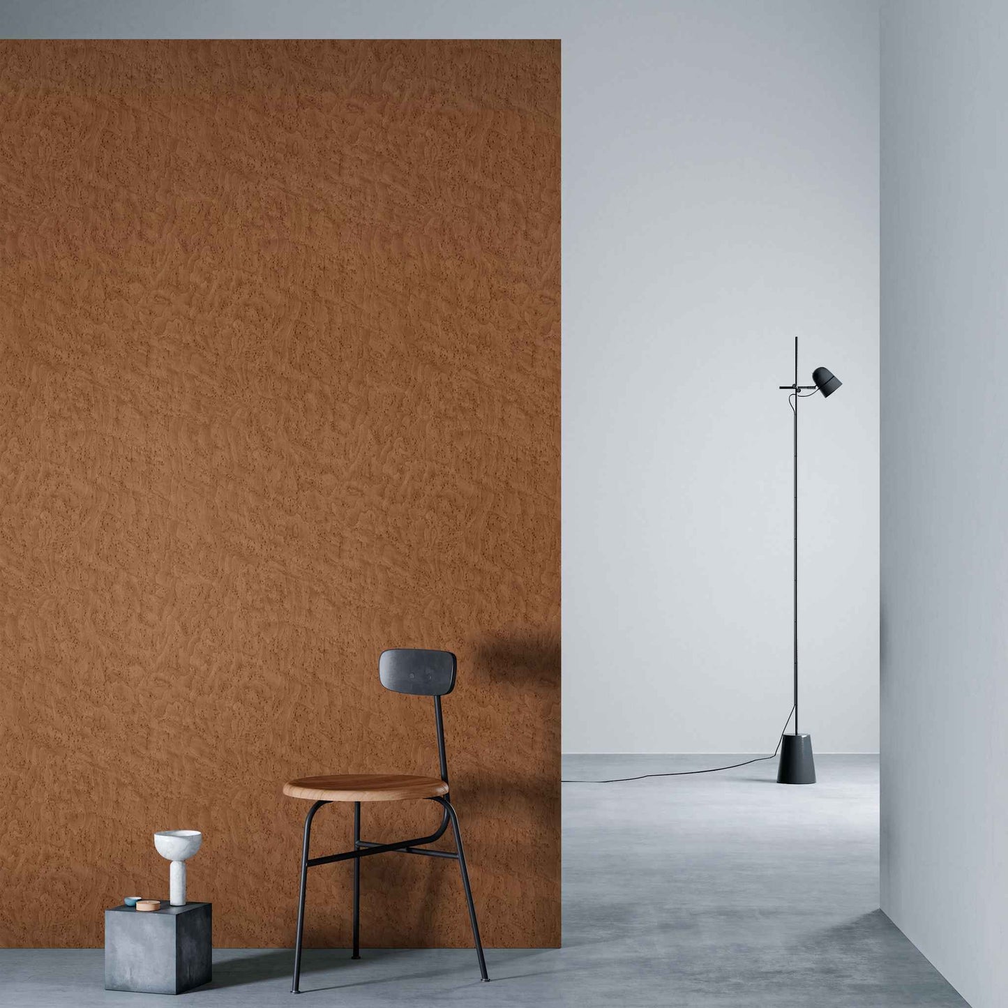 3M DI-NOC Wood Grain WG-763GN architectural film installed in room scene