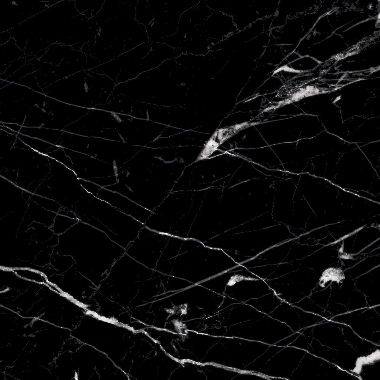 Bodaq NS804 Nero Marquina Marble interior film swatch, Stone & Marble Collection