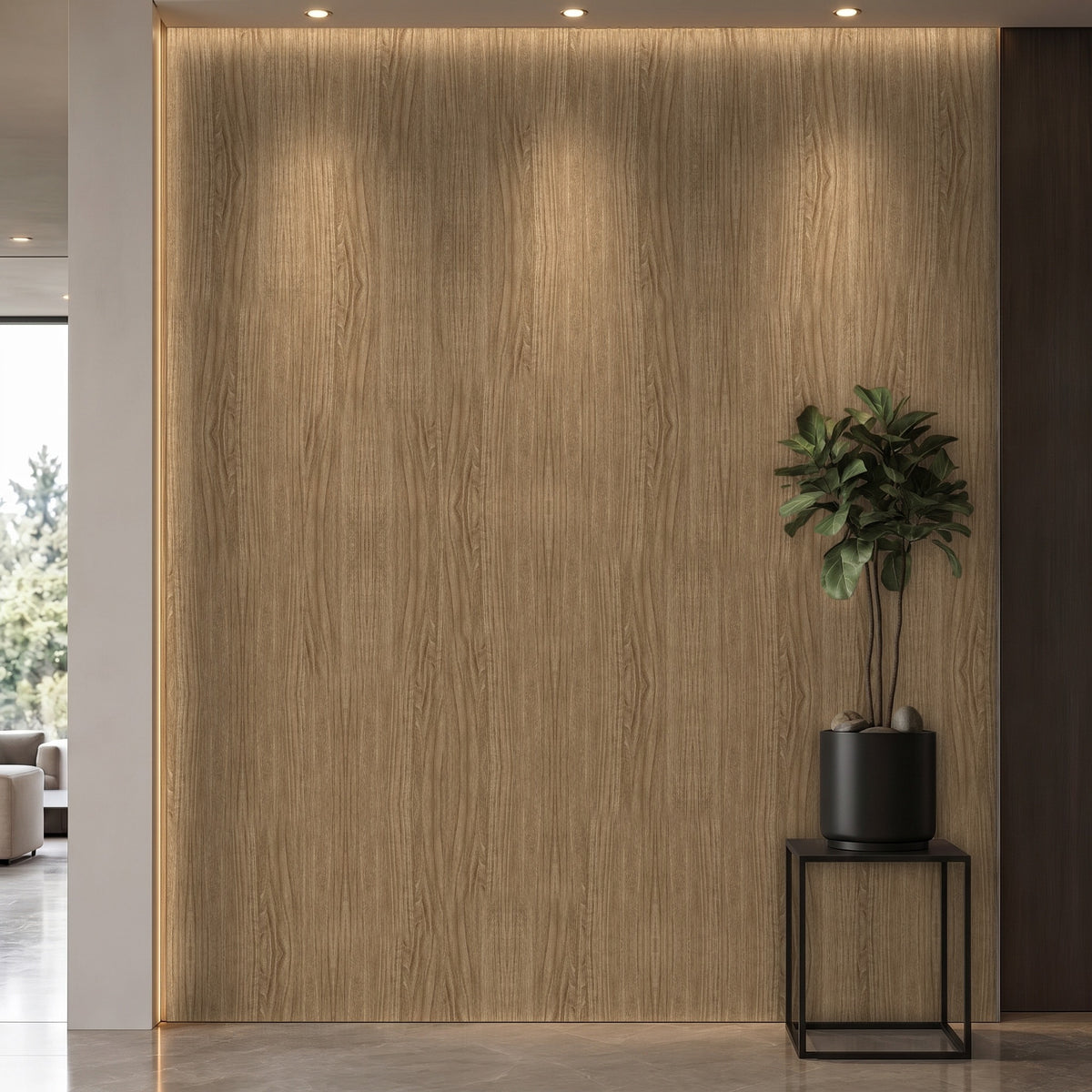 Bodaq OGW05 interior film rendered on a feature wall