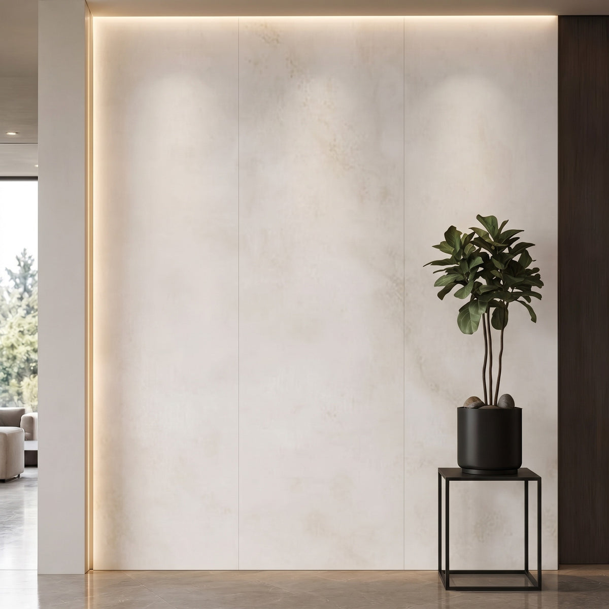 Bodaq PM019 Venato interior film rendered on a feature wall