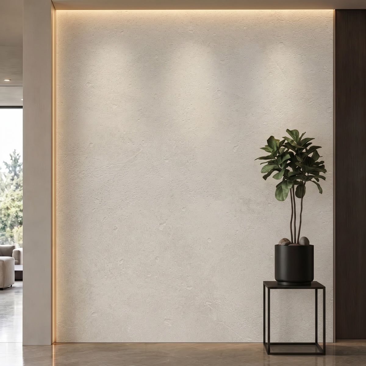 Bodaq PNC49 interior film rendered on a feature wall