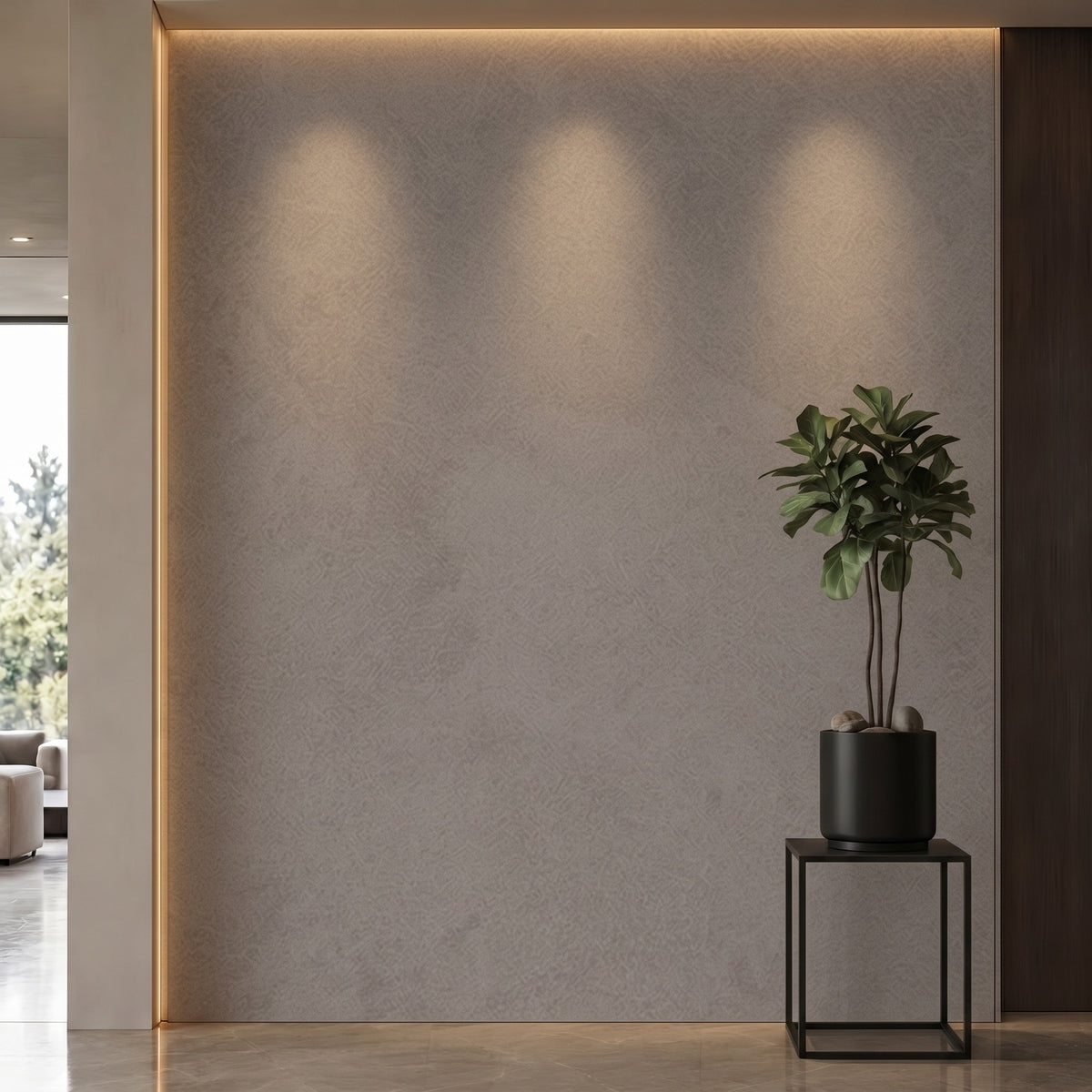 Bodaq PNC56 interior film rendered on a feature wall