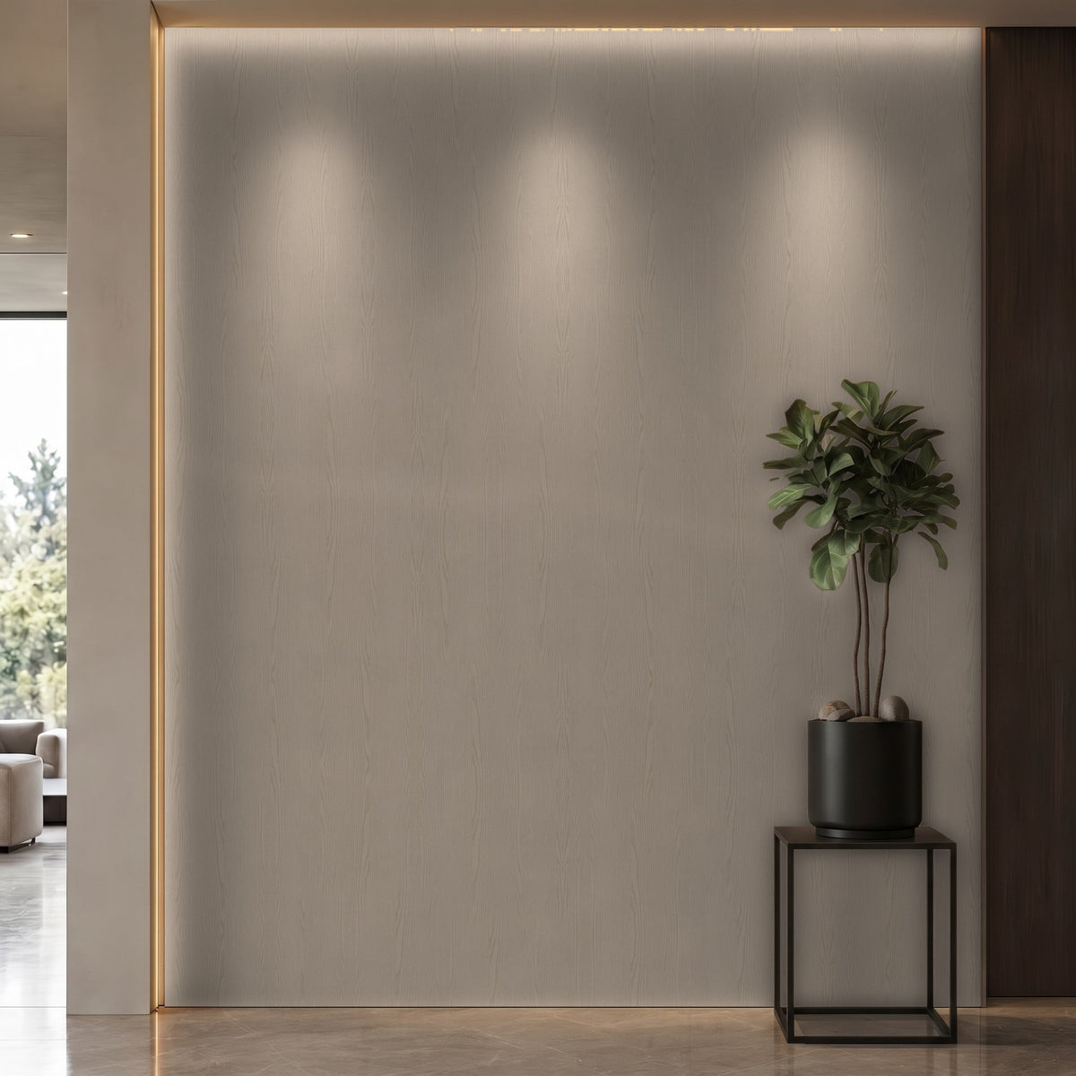 Bodaq PTW12 Painted interior film rendered on a feature wall