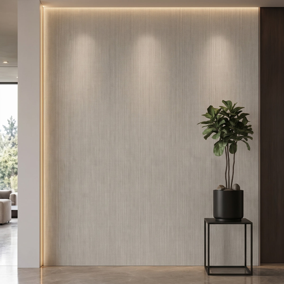 Bodaq RF010 interior film rendered on a feature wall