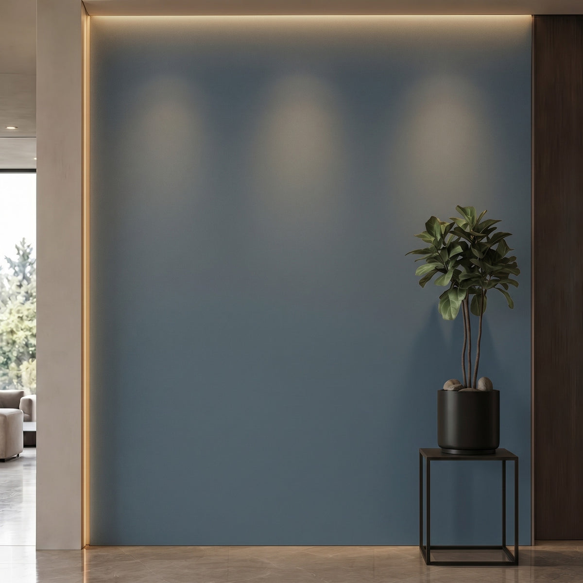 Bodaq S230 interior film rendered on a feature wall