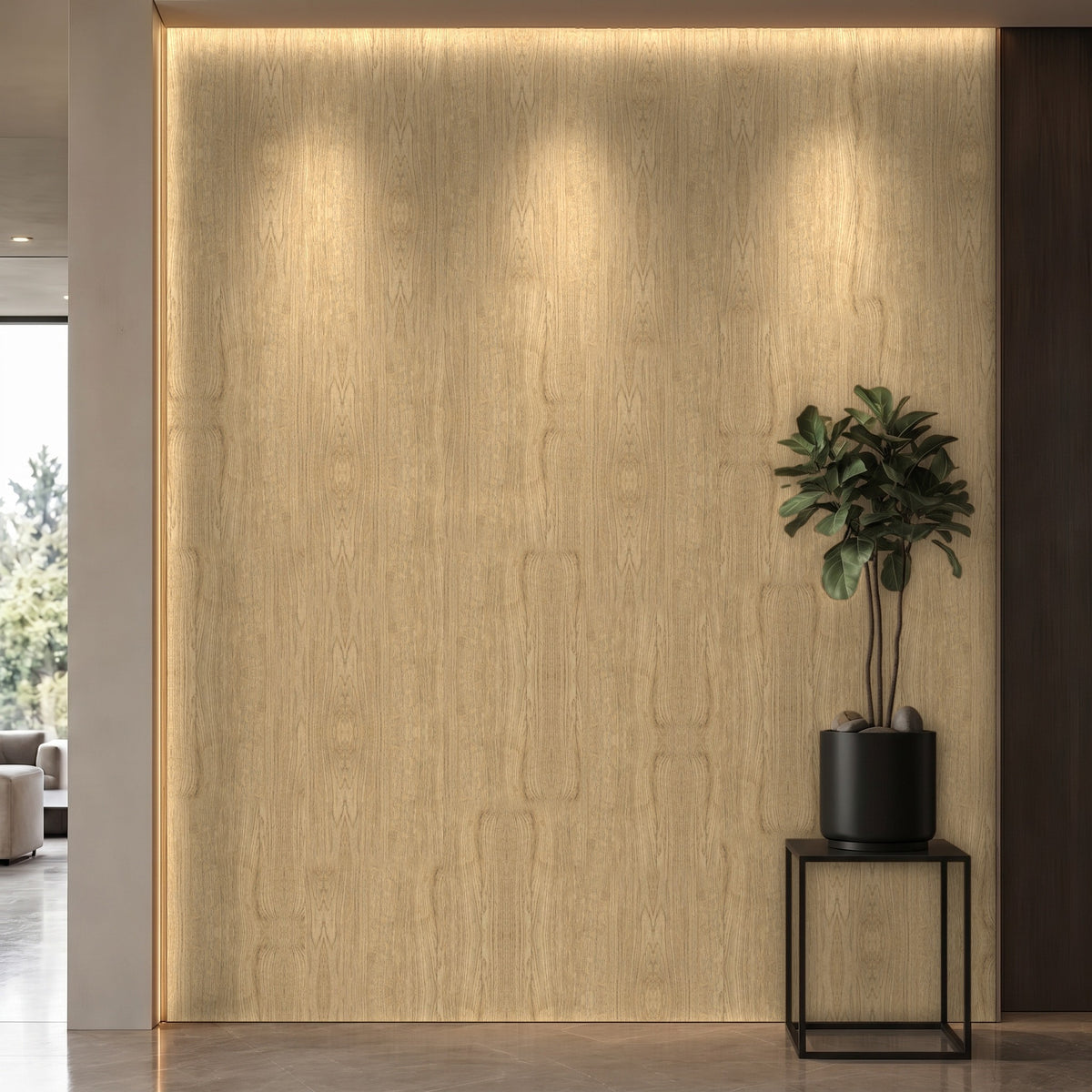 Bodaq SPW50 interior film rendered on a feature wall