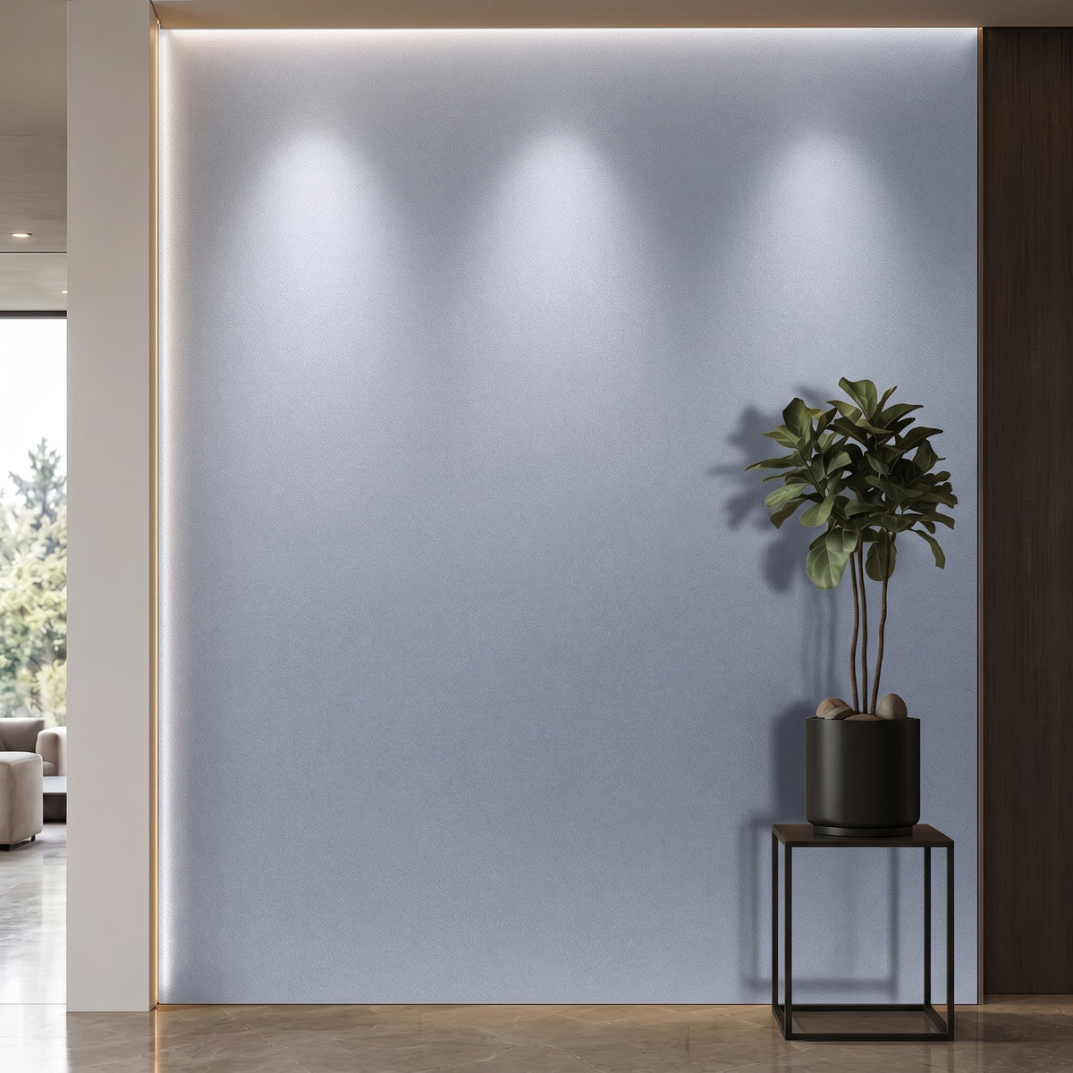 Bodaq VM904 interior film rendered on a feature wall