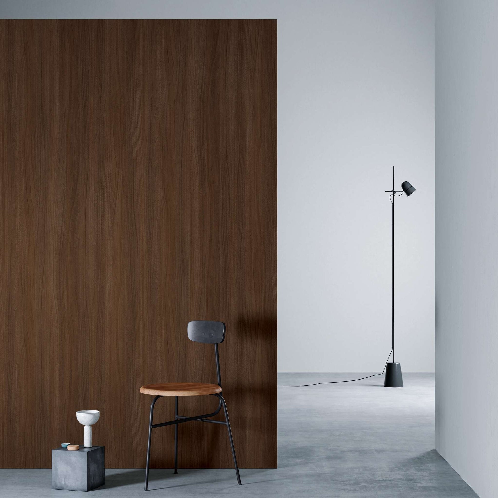 3M DI-NOC Fine Wood Abrasion Resistant FW-1022AR architectural film installed in room scene