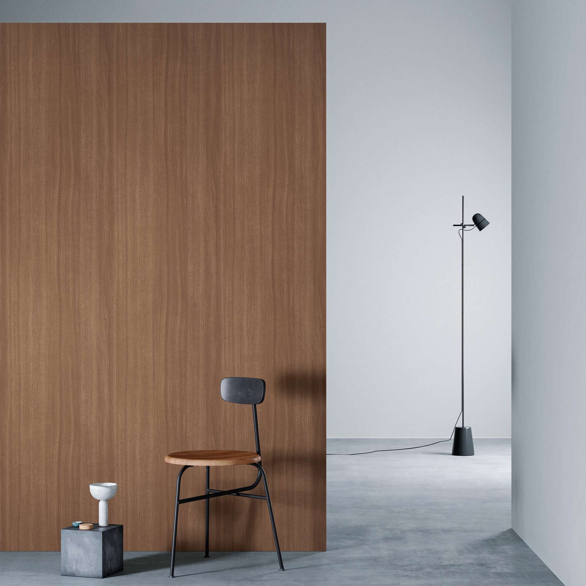 3M DI-NOC Fine Wood Abrasion Resistant FW-1122AR architectural film installed in room scene