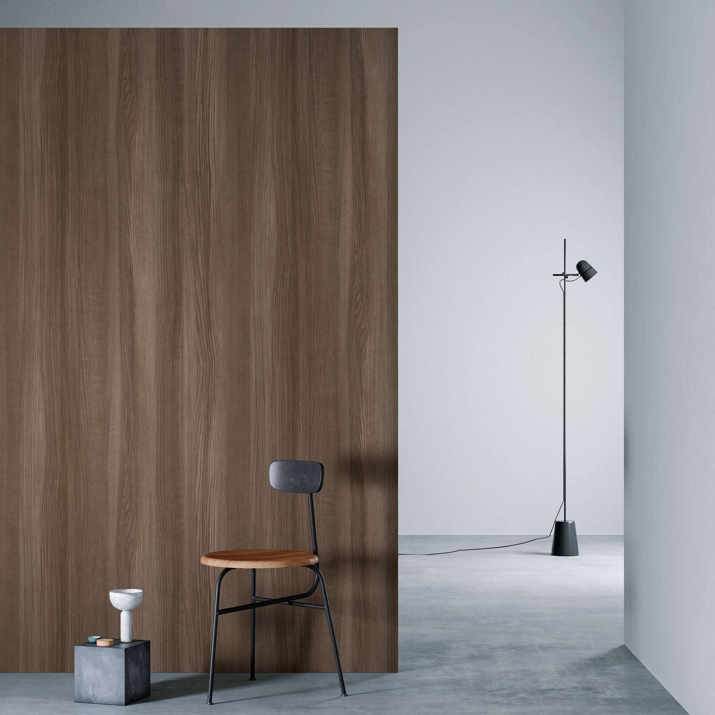 3M DI-NOC Fine Wood Abrasion Resistant FW-1294AR architectural film installed in room scene