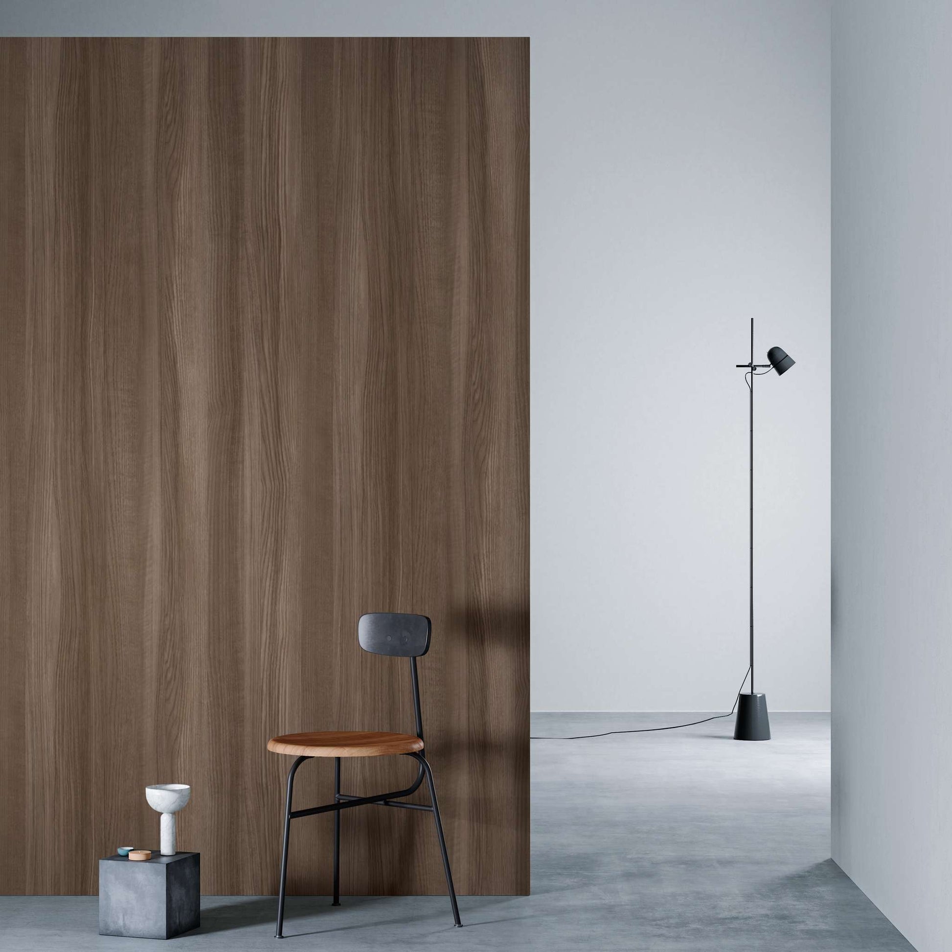 3M DI-NOC Fine Wood Abrasion Resistant FW-1294AR architectural film installed in room scene