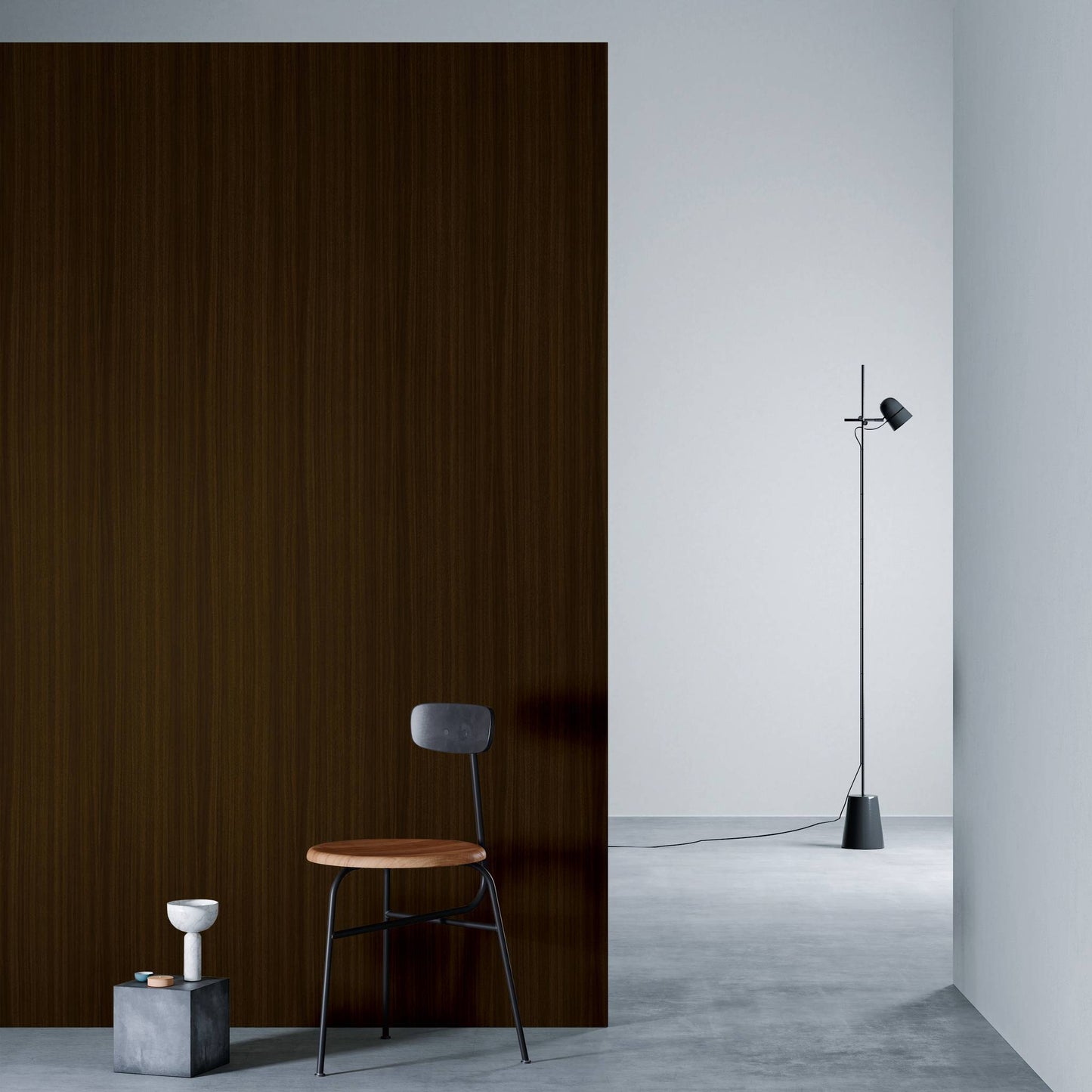 3M DI-NOC Fine Wood Abrasion Resistant FW-338AR architectural film installed in room scene