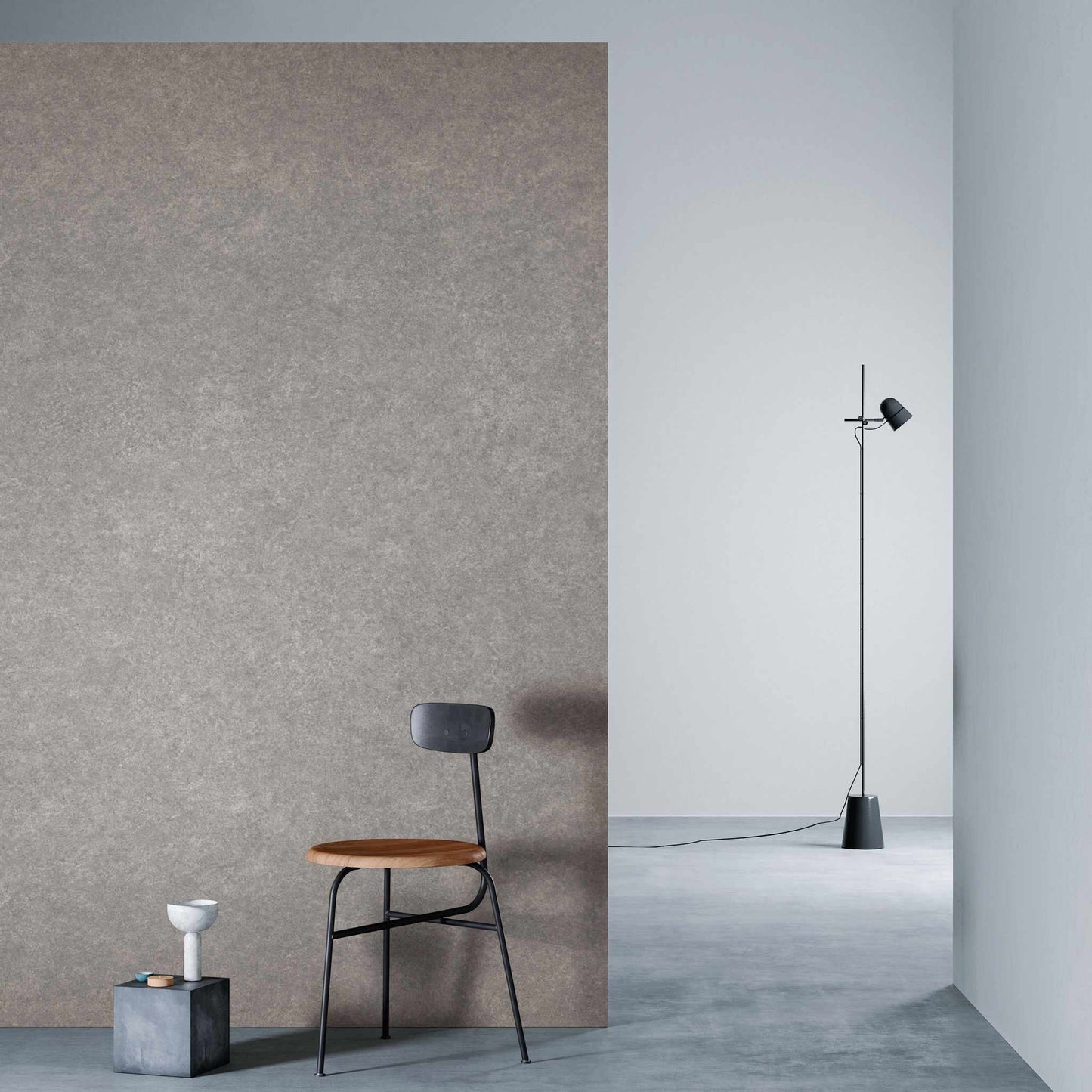 3M DI-NOC Concrete/Mortar CN-1621 architectural film installed in room scene