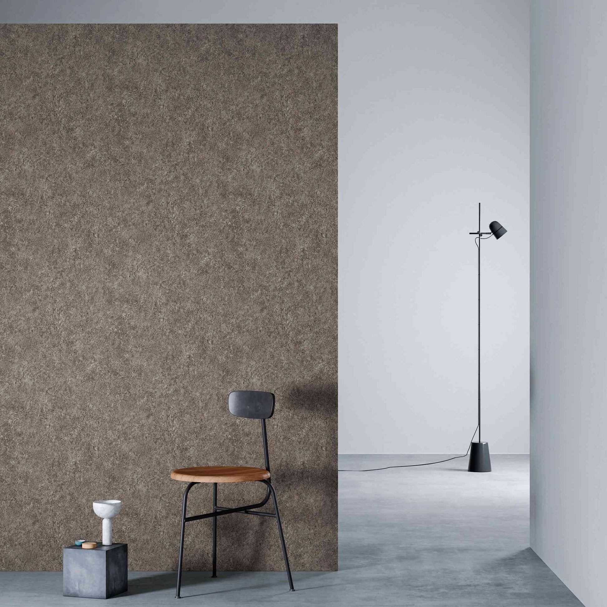 3M DI-NOC Earth/Stone AE-1635 architectural film installed in room scene