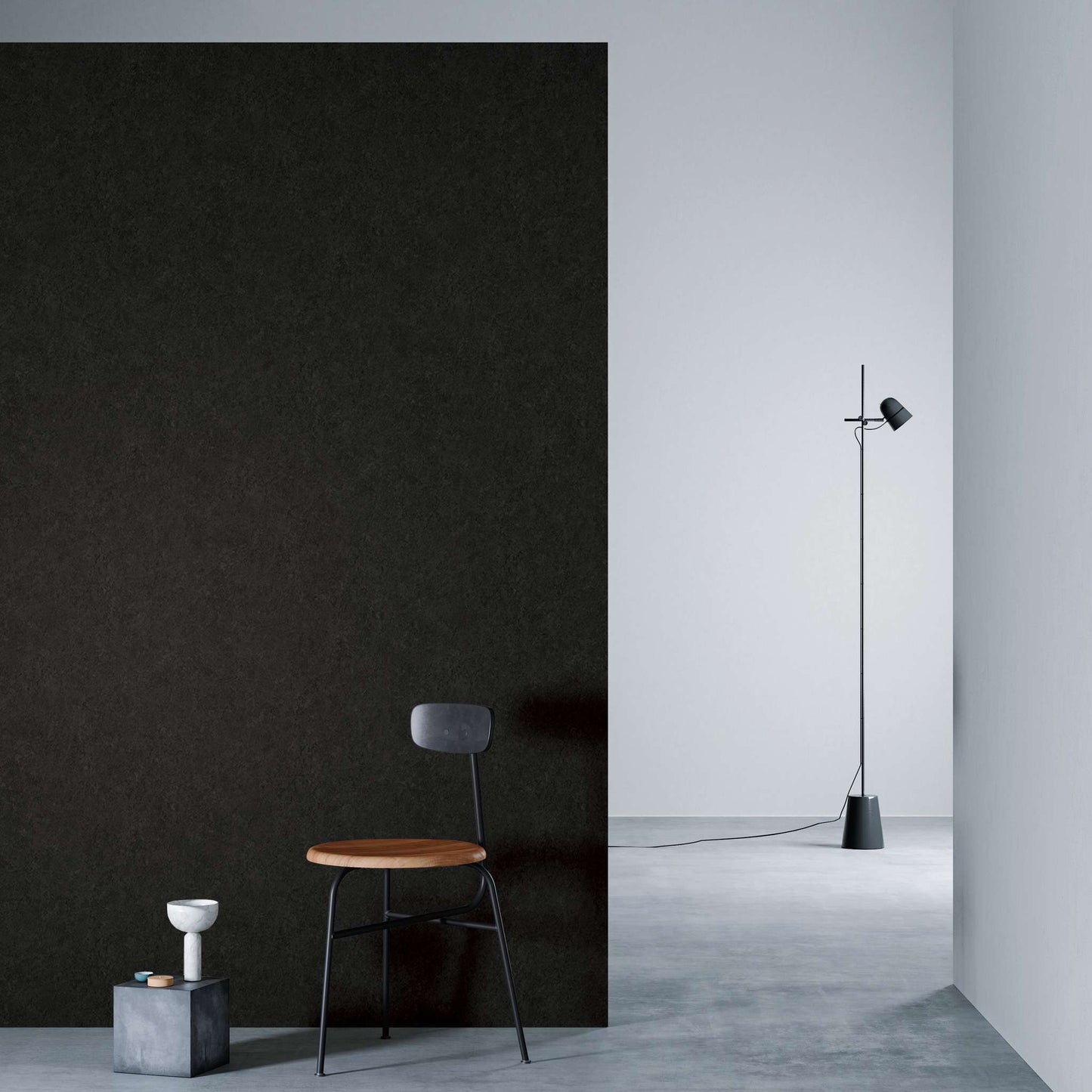 3M DI-NOC Earth/Stone AE-1636 architectural film installed in room scene