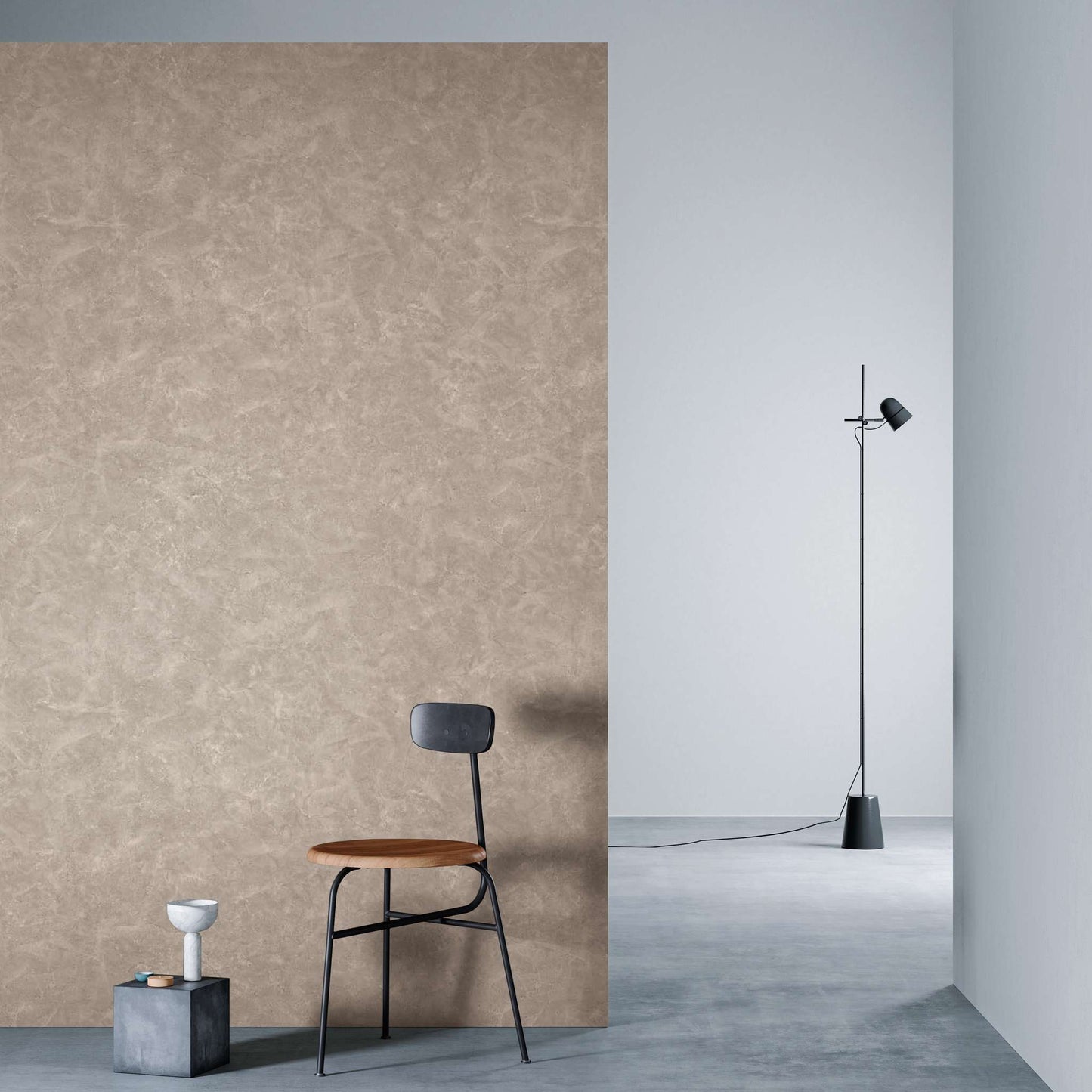 3M DI-NOC Earth/Stone AE-1639 architectural film installed in room scene