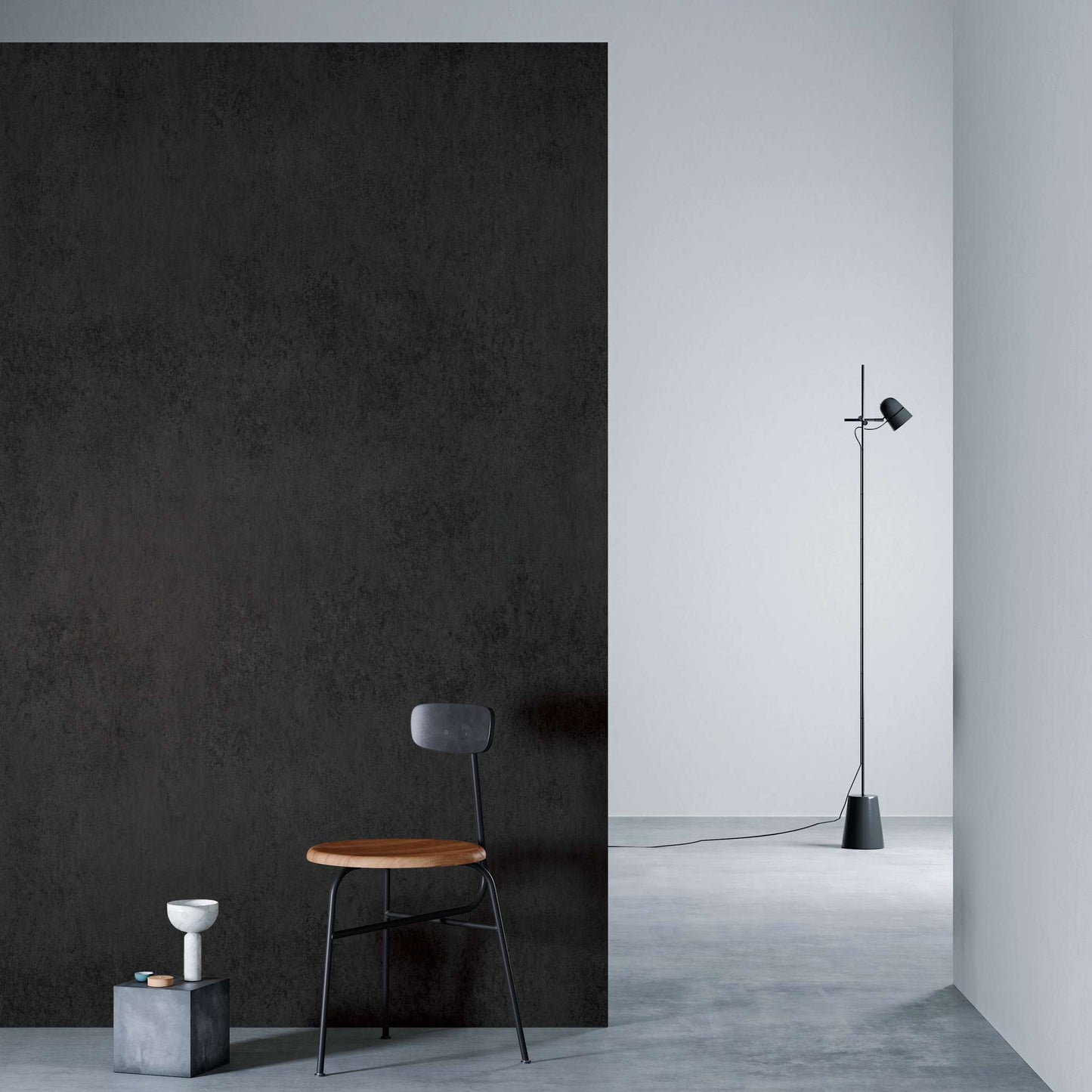 3M DI-NOC Earth/Stone AE-1719 architectural film installed in room scene