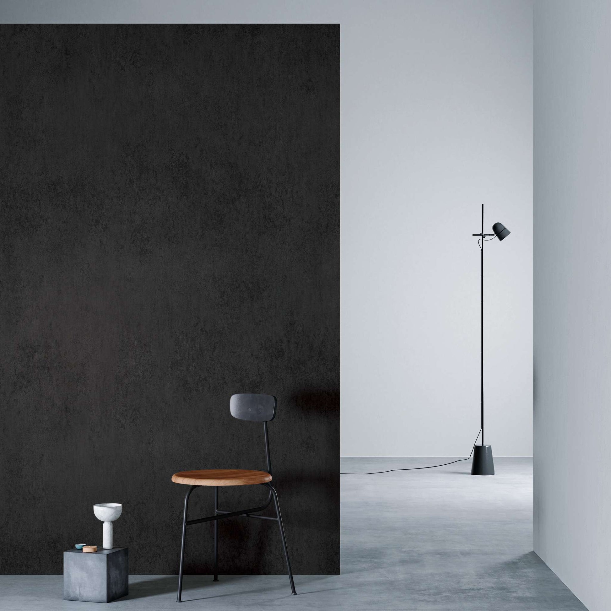 3M DI-NOC Earth/Stone AE-1719 architectural film installed in room scene