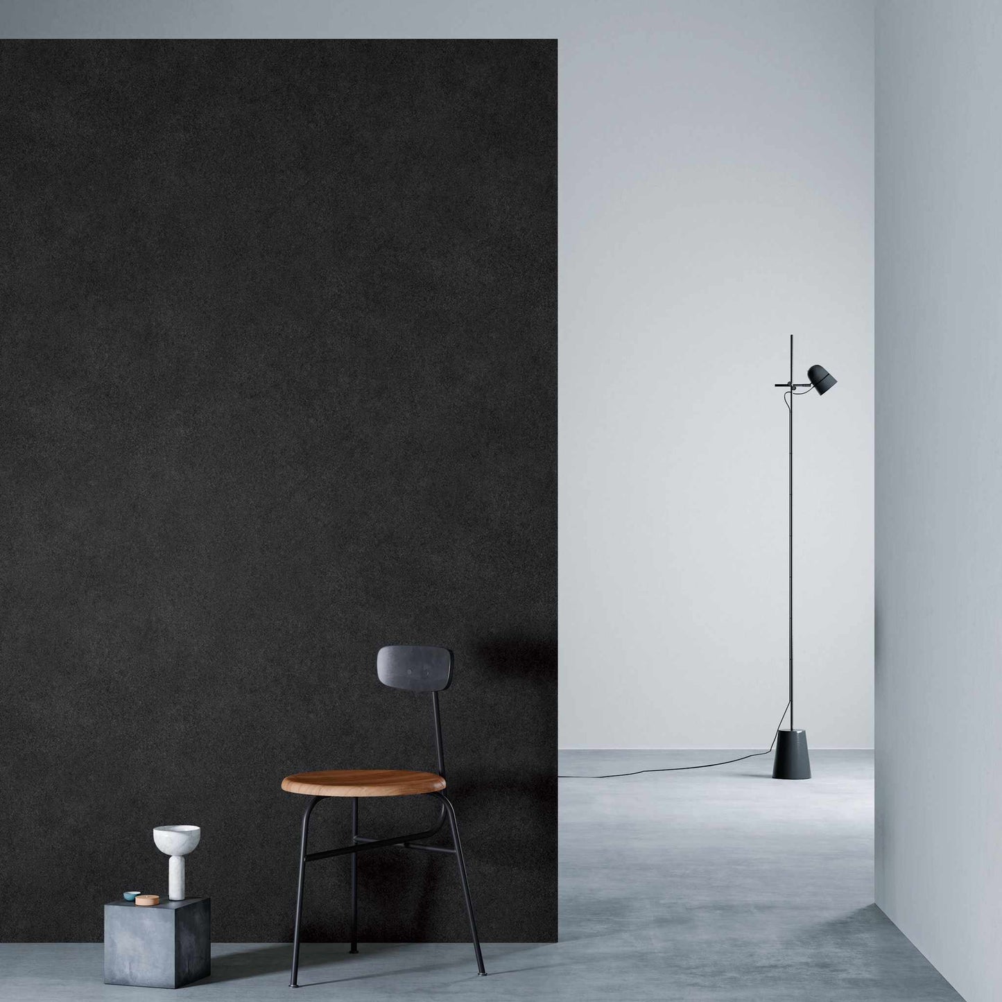 3M DI-NOC Earth/Stone Matte AE-1944MT architectural film installed in room scene