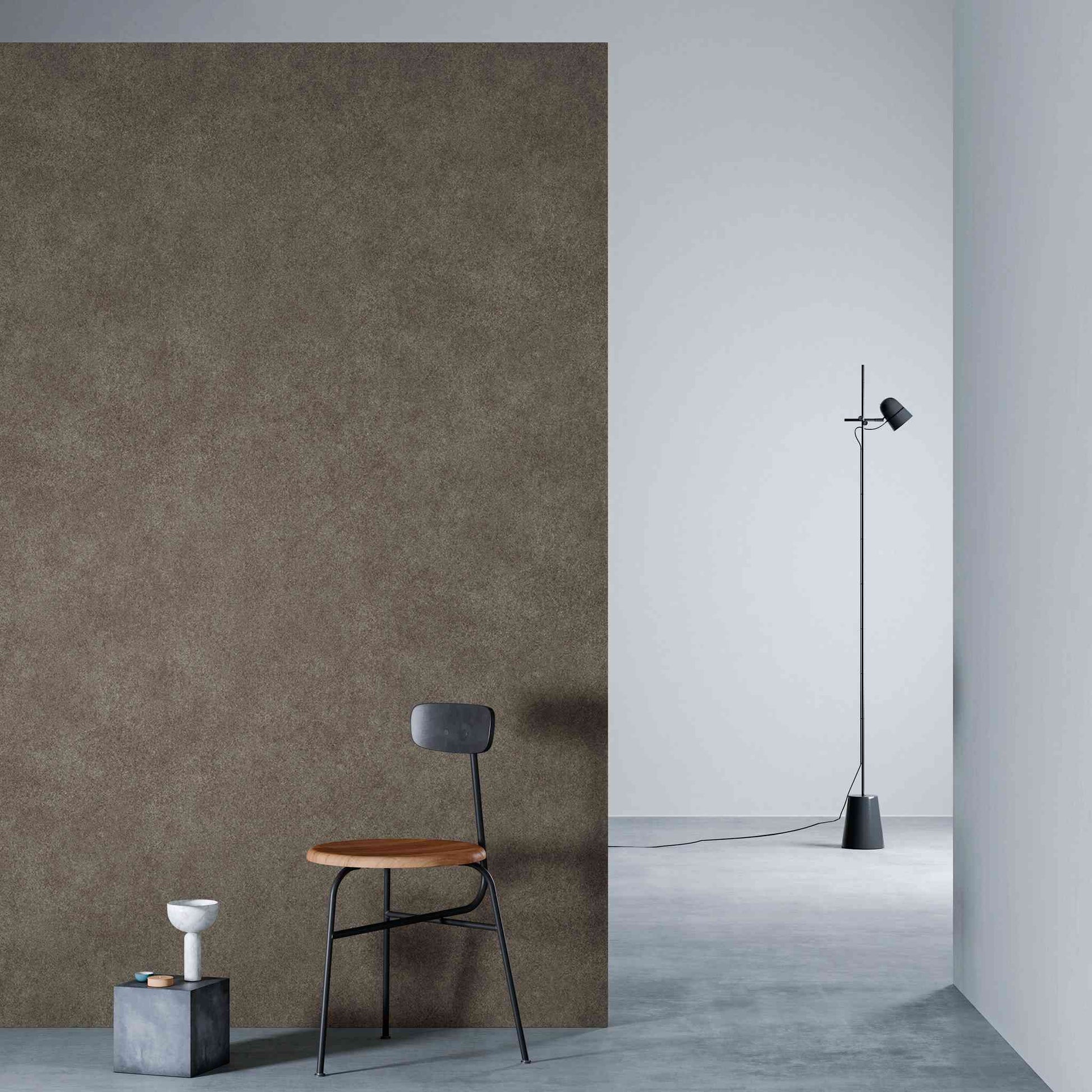 3M DI-NOC Earth/Stone Matte AE-1960MT architectural film installed in room scene