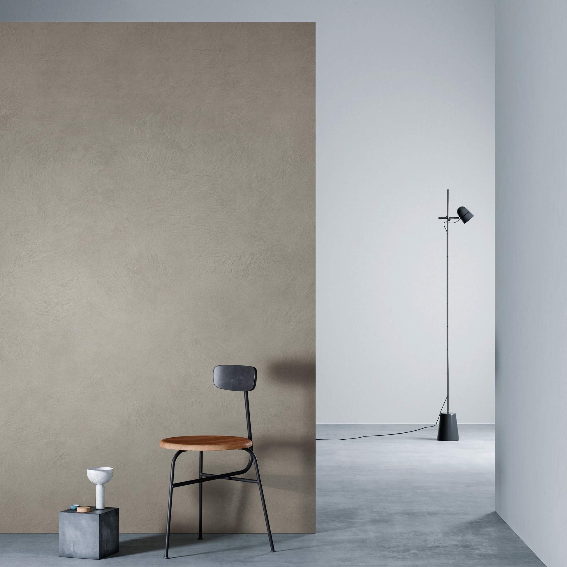 3M DI-NOC Earth/Stone Matte AE-2152MT architectural film installed in room scene